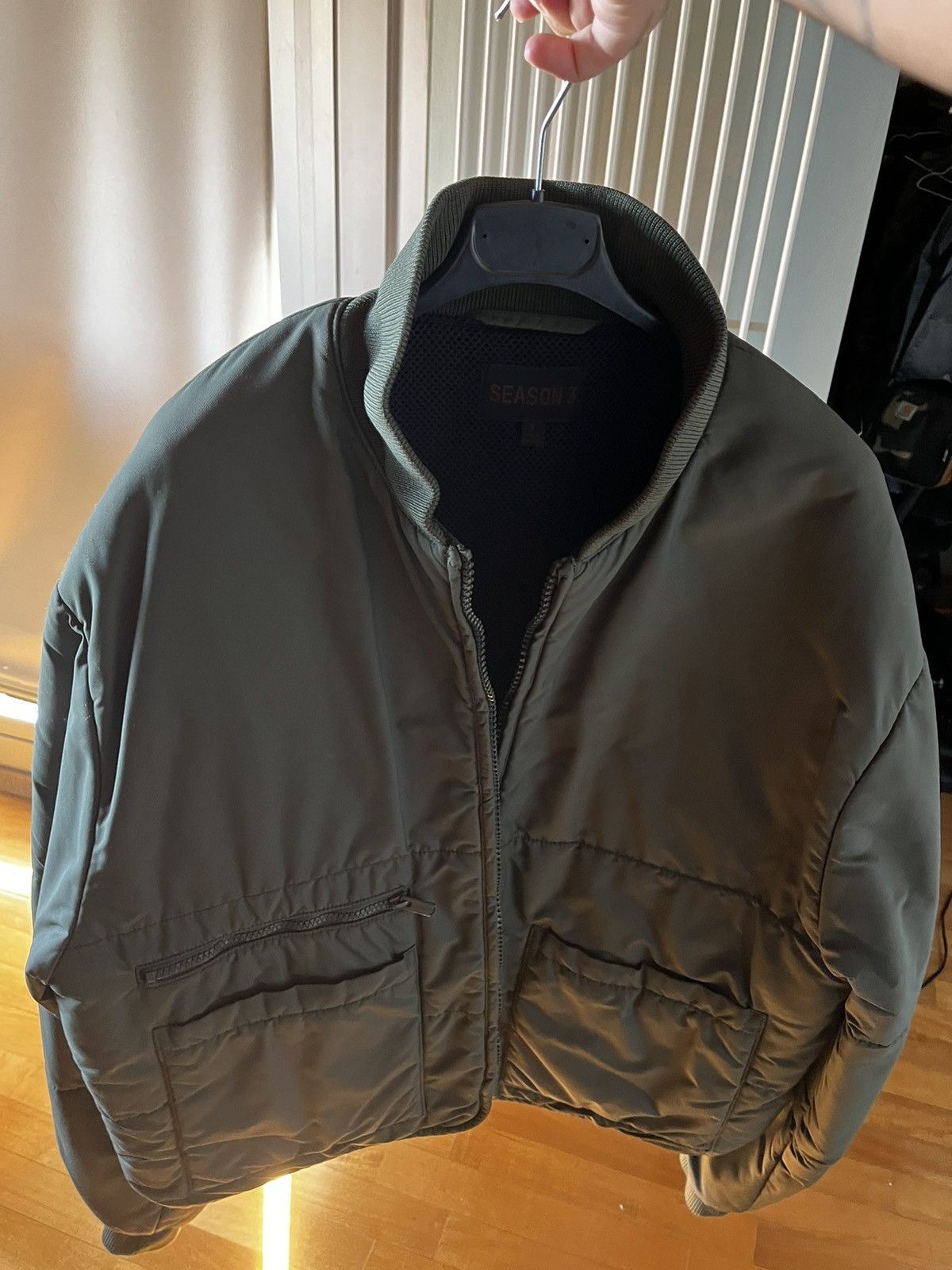 yeezy season 1 bomber jacket