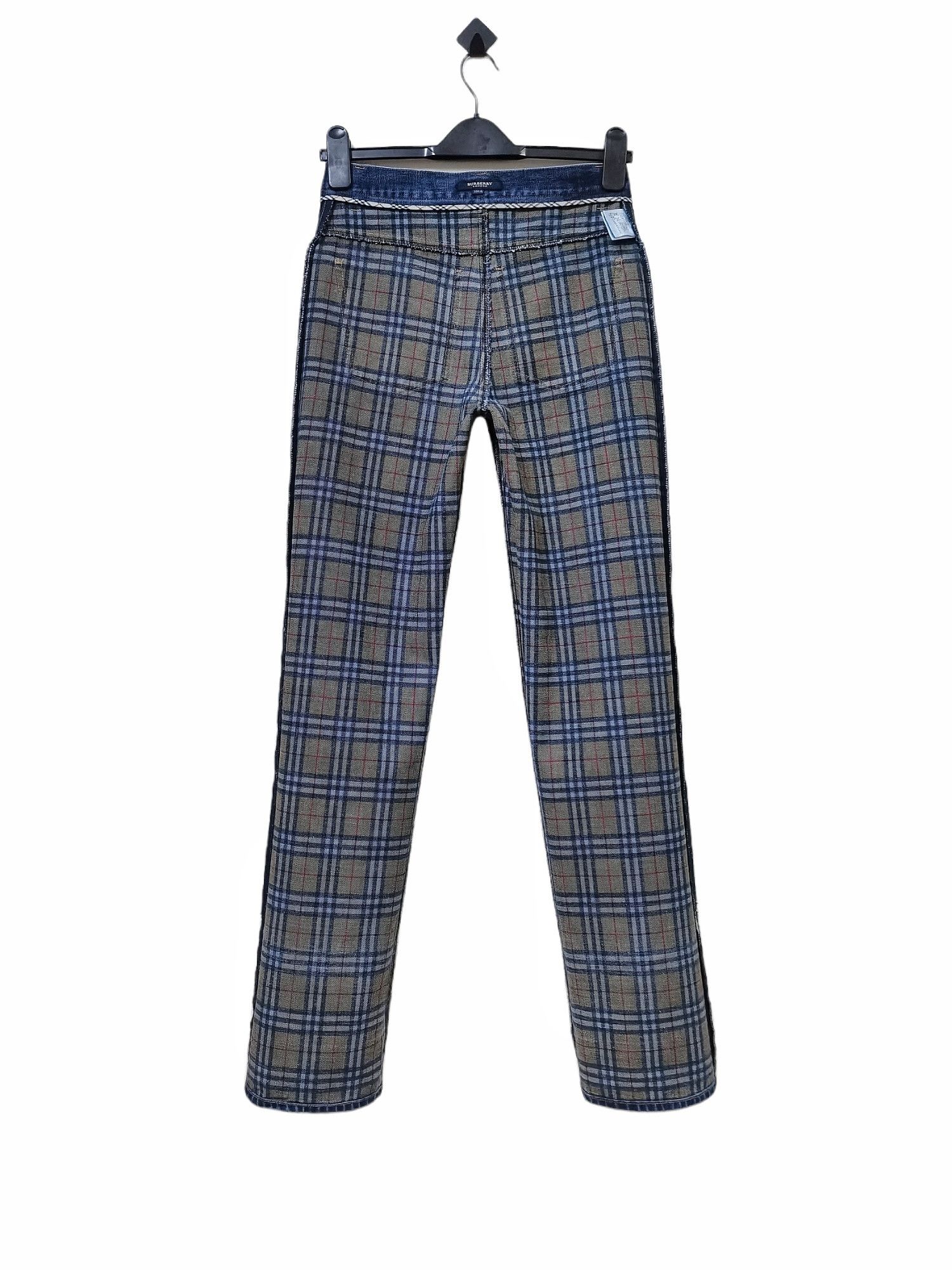 Burberry 🔥🔥🔥Burberry Nova Checked Plaid Printed Jeans Rare Design Size US 28 / EU 44 - 6 Thumbnail