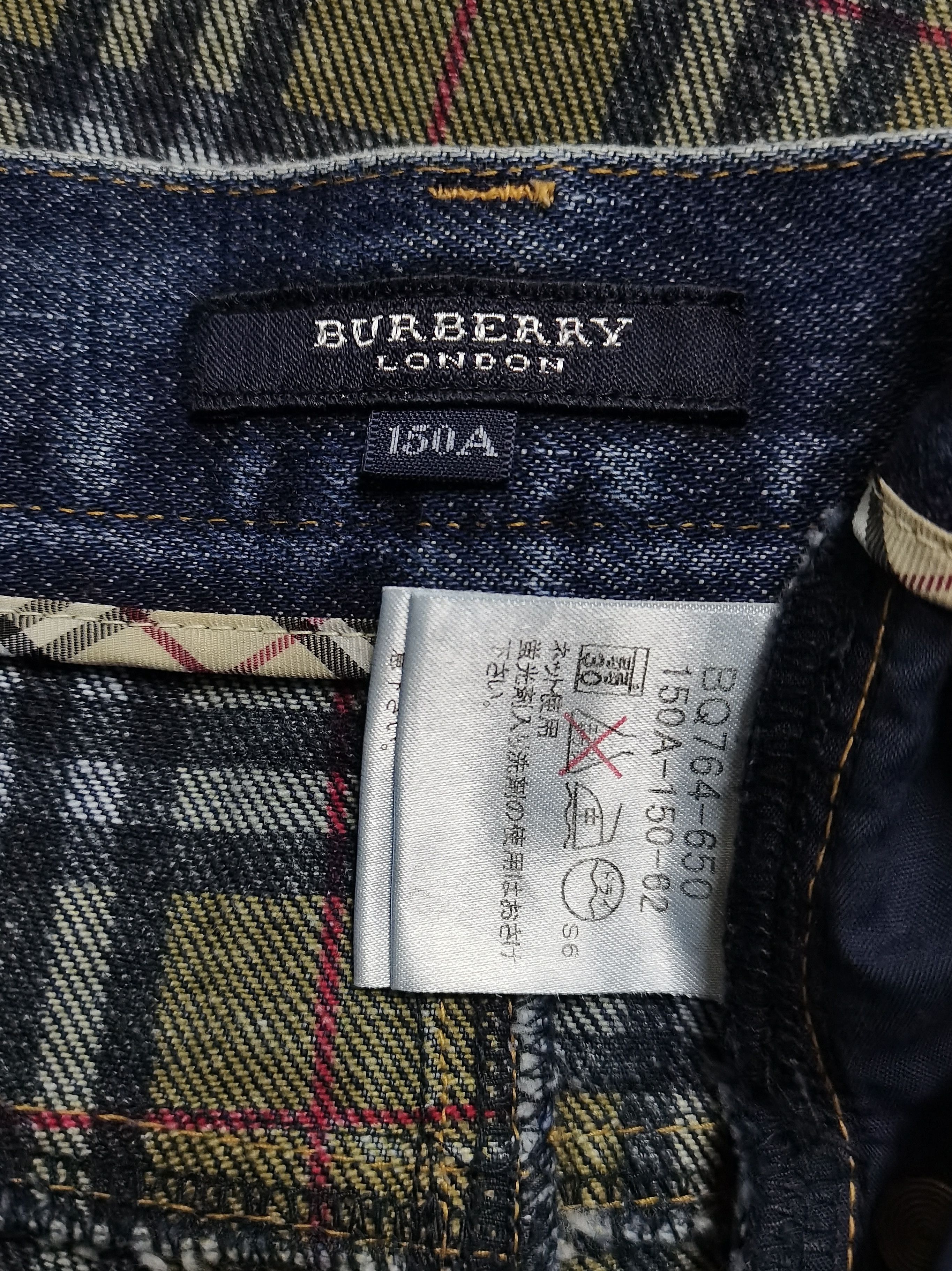 Burberry 🔥🔥🔥Burberry Nova Checked Plaid Printed Jeans Rare Design Size US 28 / EU 44 - 22 Thumbnail