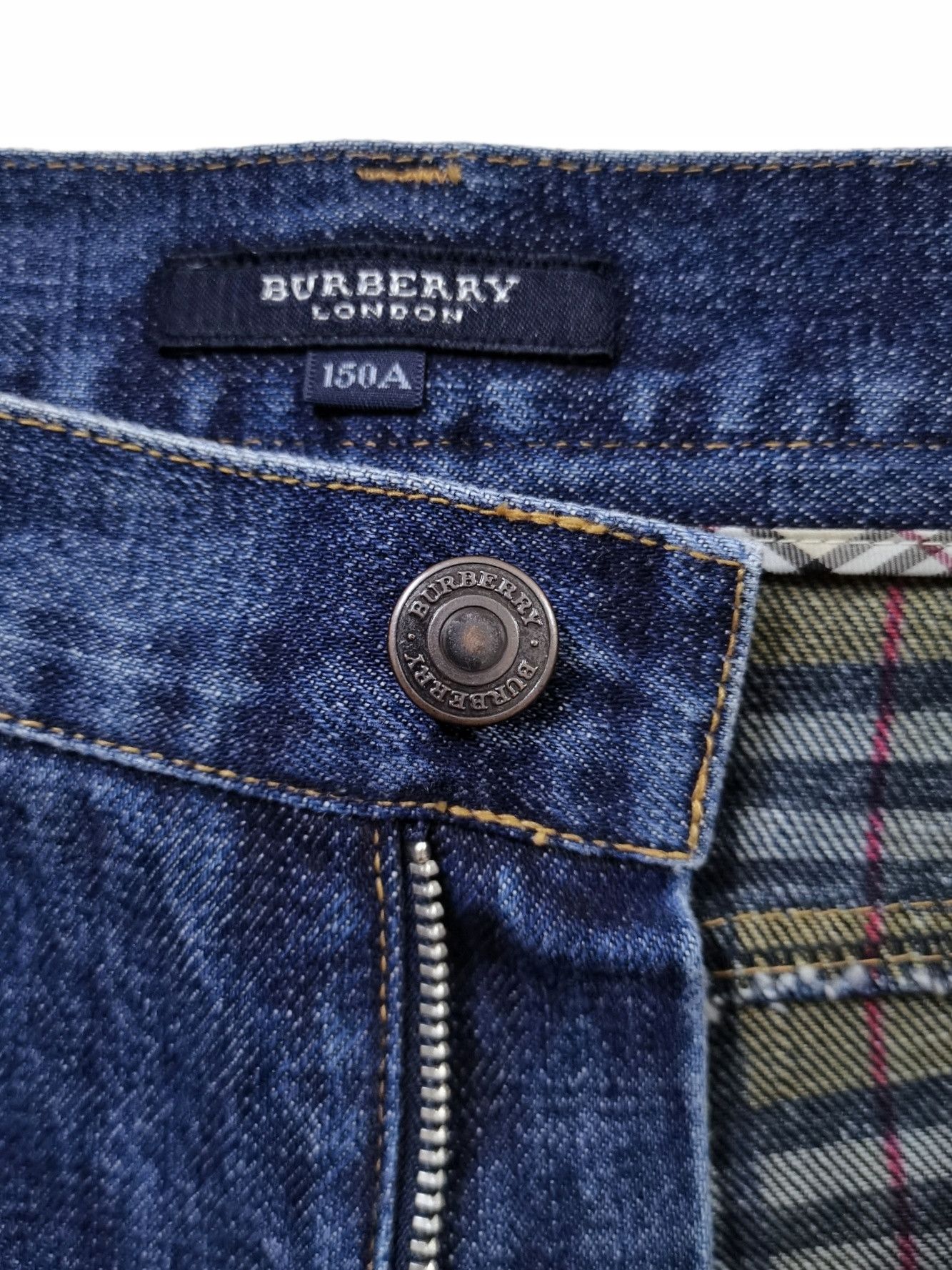 Burberry 🔥🔥🔥Burberry Nova Checked Plaid Printed Jeans Rare Design Size US 28 / EU 44 - 18 Thumbnail