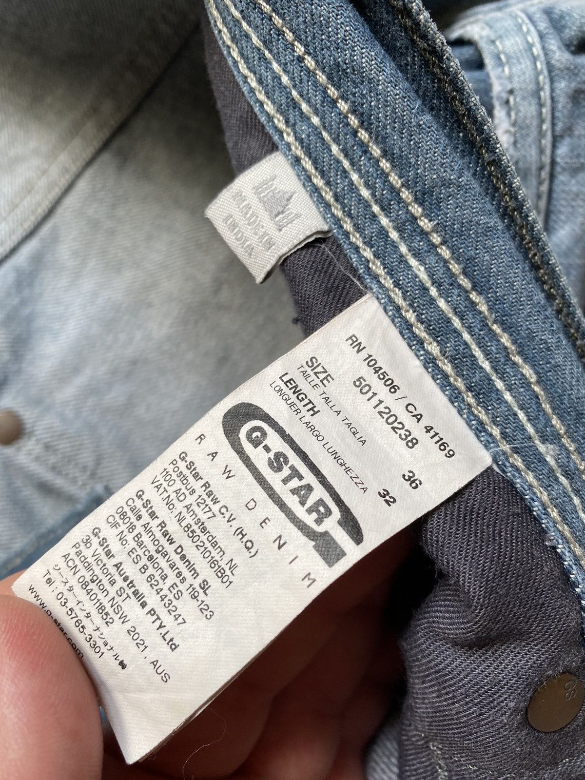 G-Star G Star Raw Attacc Straight Pants Bondage Carhartt 36/32 Size US 36 / EU 52 - 13 Thumbnail