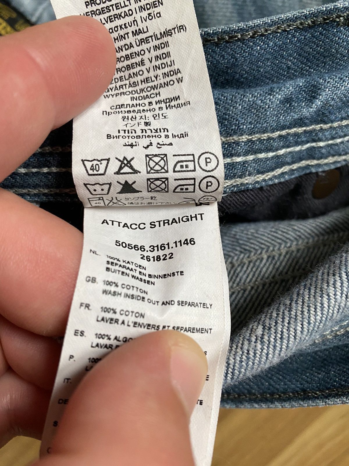 G-Star G Star Raw Attacc Straight Pants Bondage Carhartt 36/32 Size US 36 / EU 52 - 14 Thumbnail