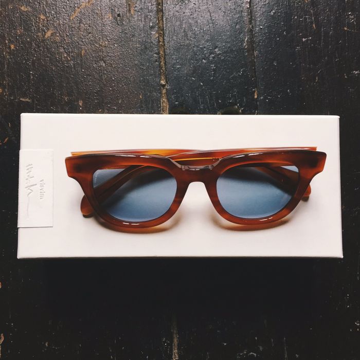 Visvim Viator Sunglasses/ Chief / Lt. Brown | Grailed