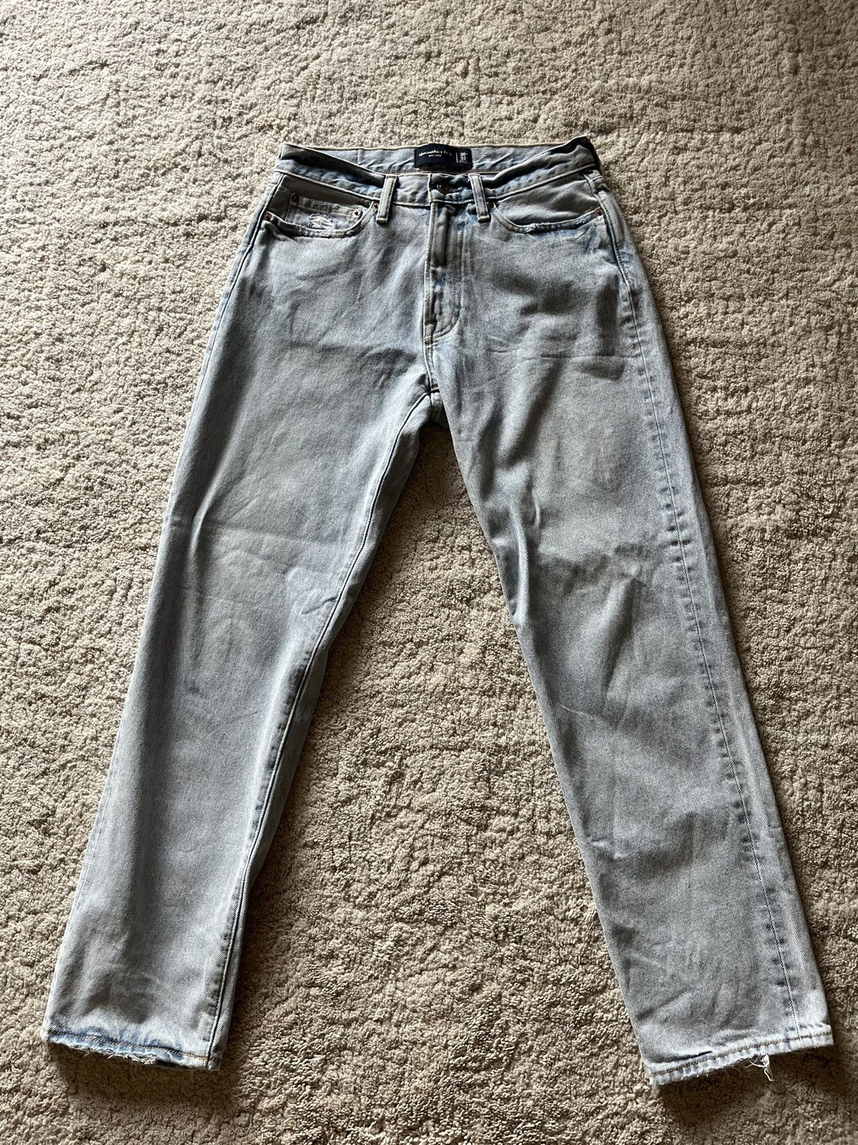 Vintage Abercrombie and Fitch 90s Loose Jeans 30x32 | Grailed