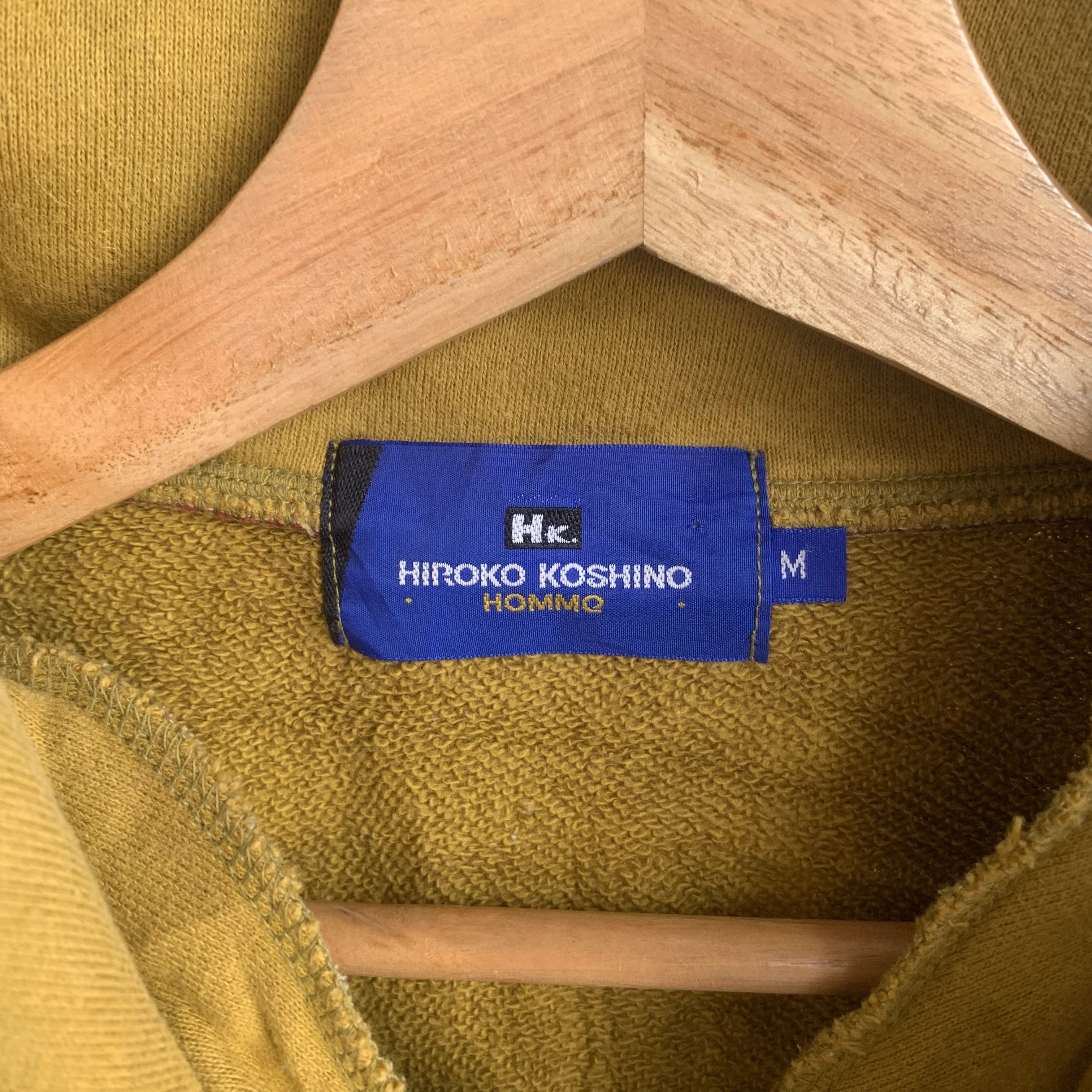 Hiroko Koshino Homme Vintage HK Hiroko Koshino Homme Half Zip Pullover Sweater Size US M / EU 48-50 / 2 - 6 Thumbnail