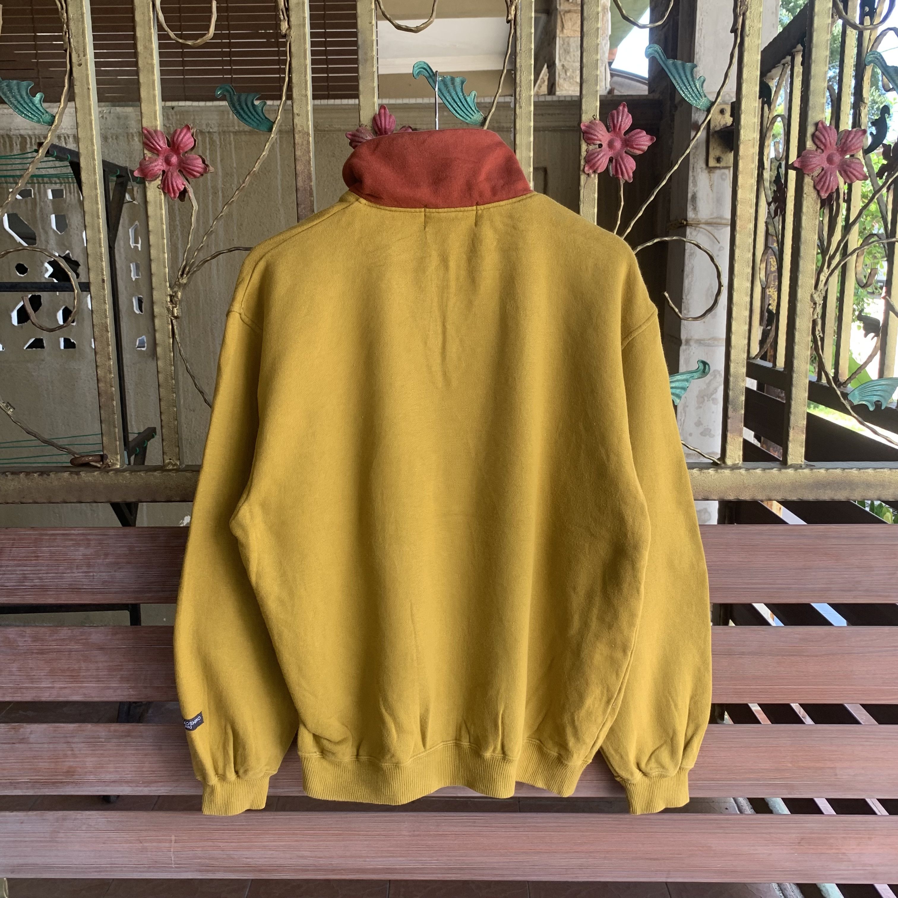 Hiroko Koshino Homme Vintage HK Hiroko Koshino Homme Half Zip Pullover Sweater Size US M / EU 48-50 / 2 - 10 Thumbnail