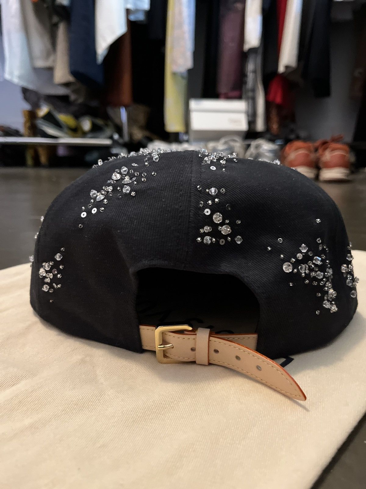 Louis Vuitton Louis Vuitton Script Crystals Cap | Grailed