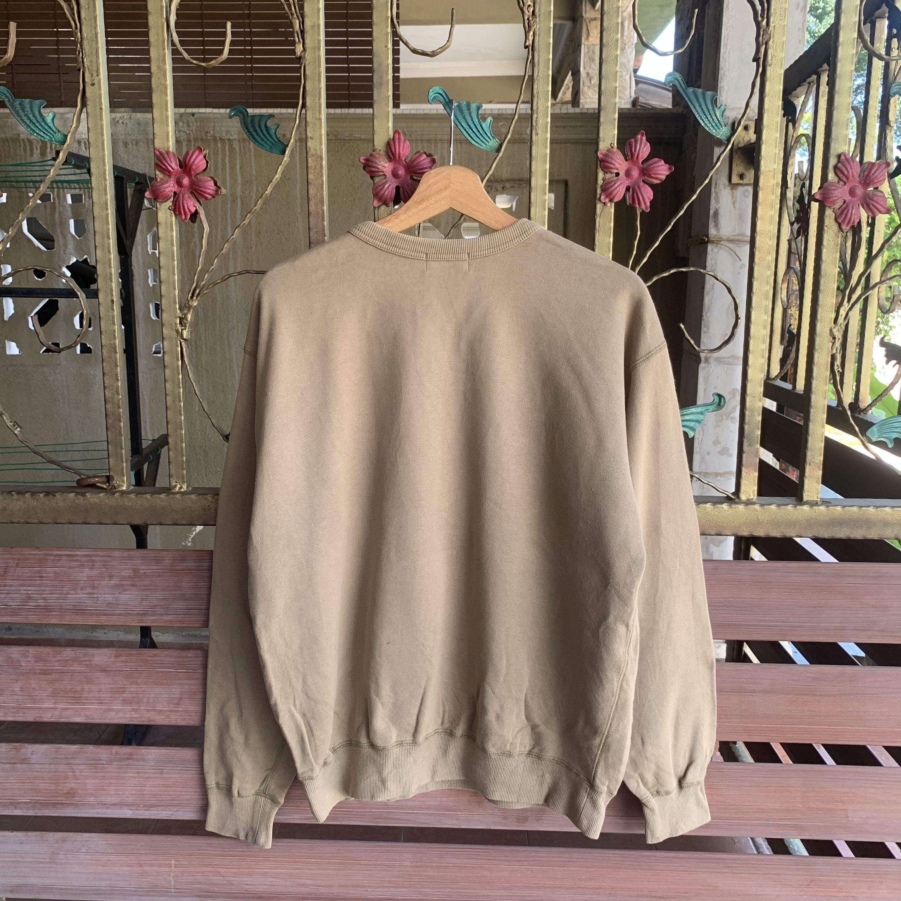 Yohji Yamamoto IY BASICS By Yohji Yamamoto Blank Pullover Faded Sweater Size US L / EU 52-54 / 3 - 5 Thumbnail