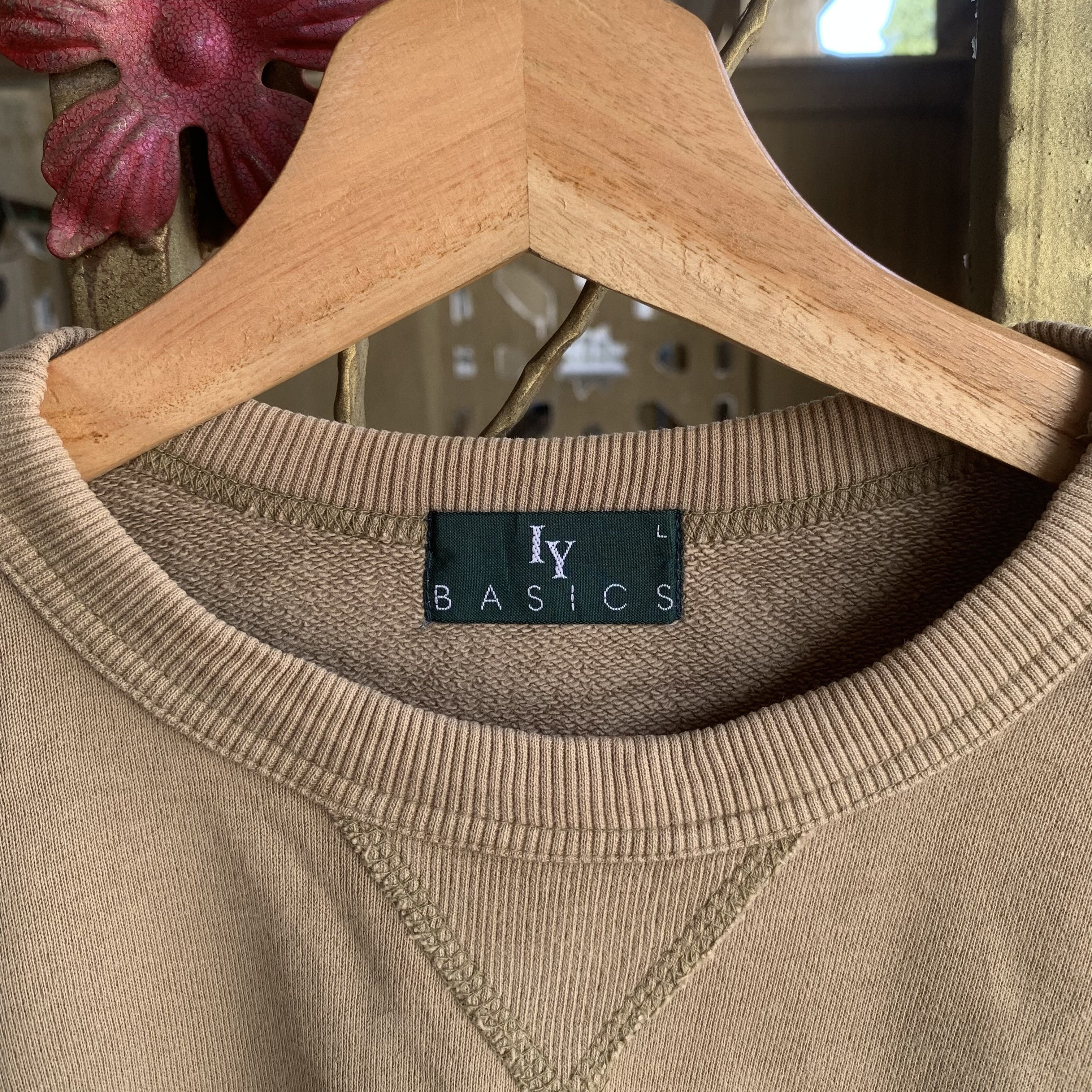 Yohji Yamamoto IY BASICS By Yohji Yamamoto Blank Pullover Faded Sweater Size US L / EU 52-54 / 3 - 3 Thumbnail