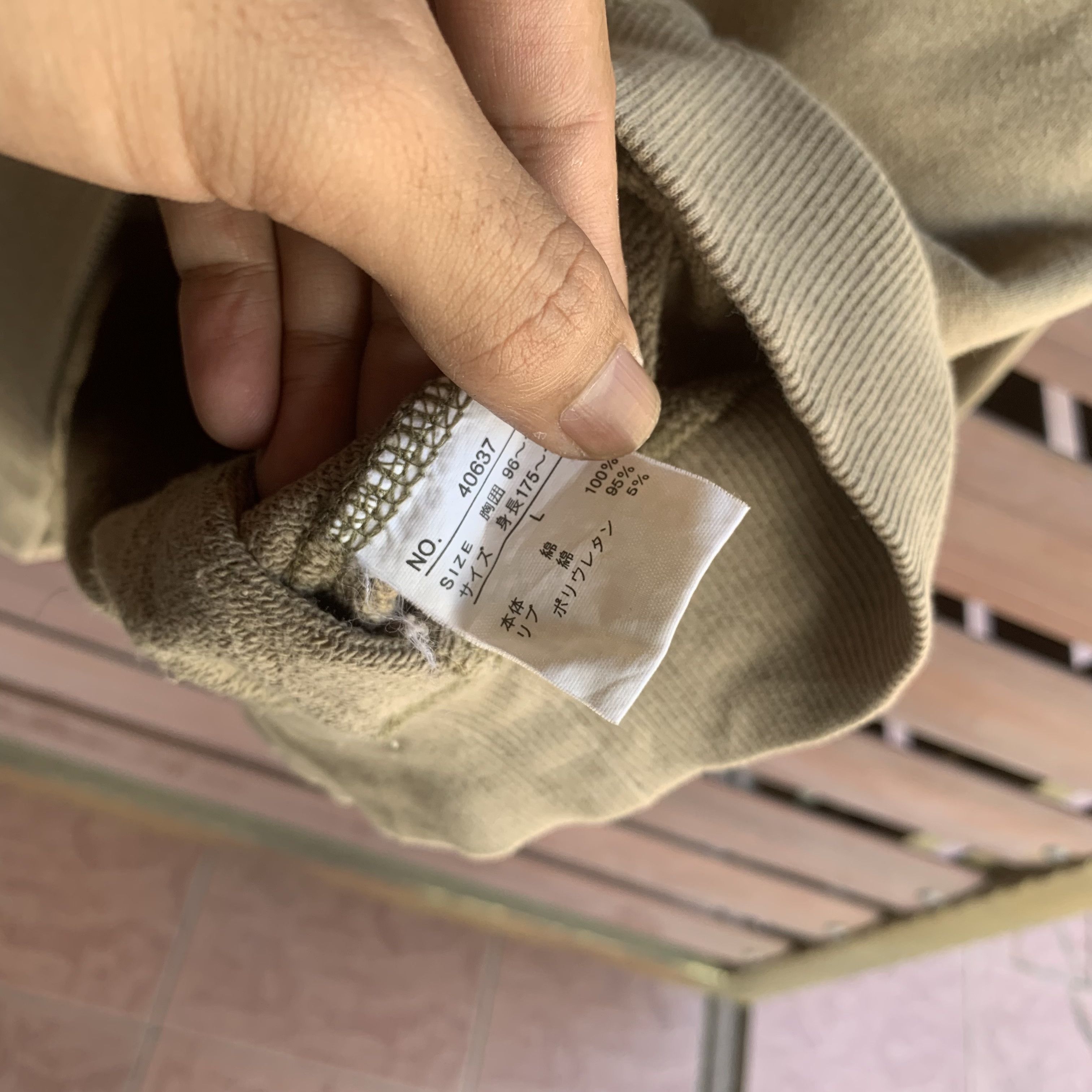 Yohji Yamamoto IY BASICS By Yohji Yamamoto Blank Pullover Faded Sweater Size US L / EU 52-54 / 3 - 4 Thumbnail