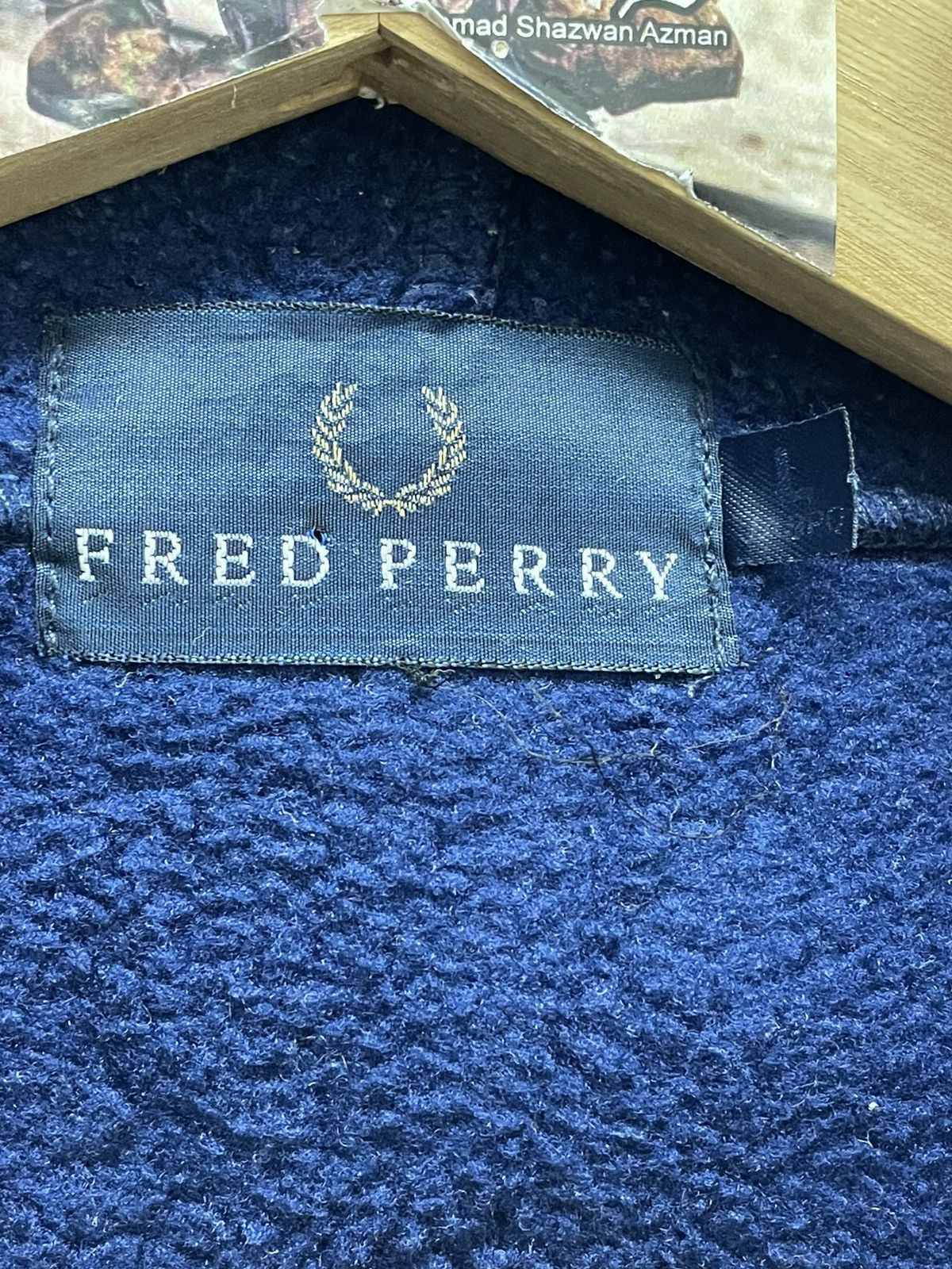 Fred Perry Vintage 90’S Fred Perry Sweetshirt Fleece Hoodie Size US L / EU 52-54 / 3 - 9 Thumbnail