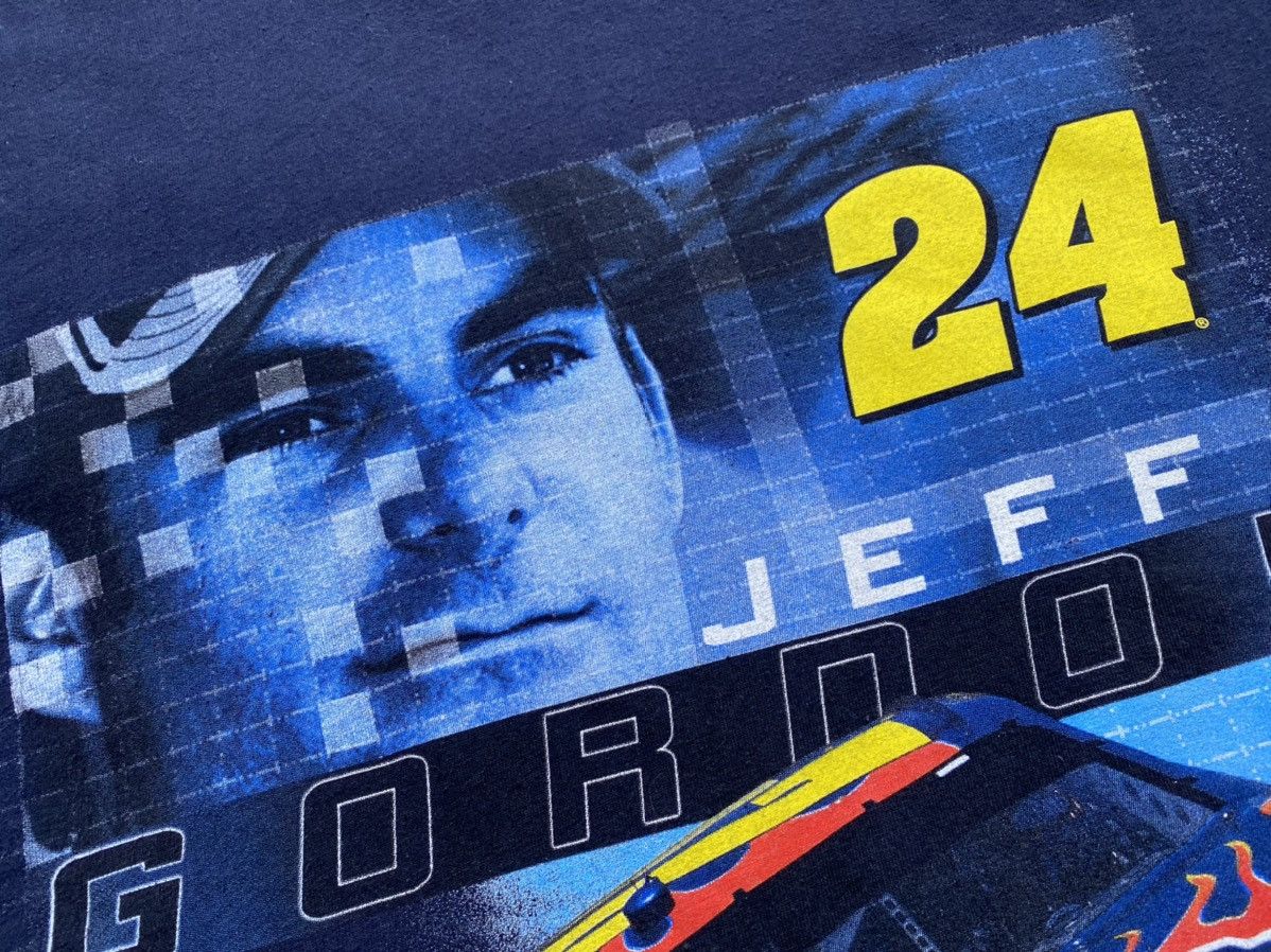 NASCAR Vintage Jeff Gordon Du Pont Long Sleeve T Shirt Wallace Size US XL / EU 56 / 4 - 3 Thumbnail