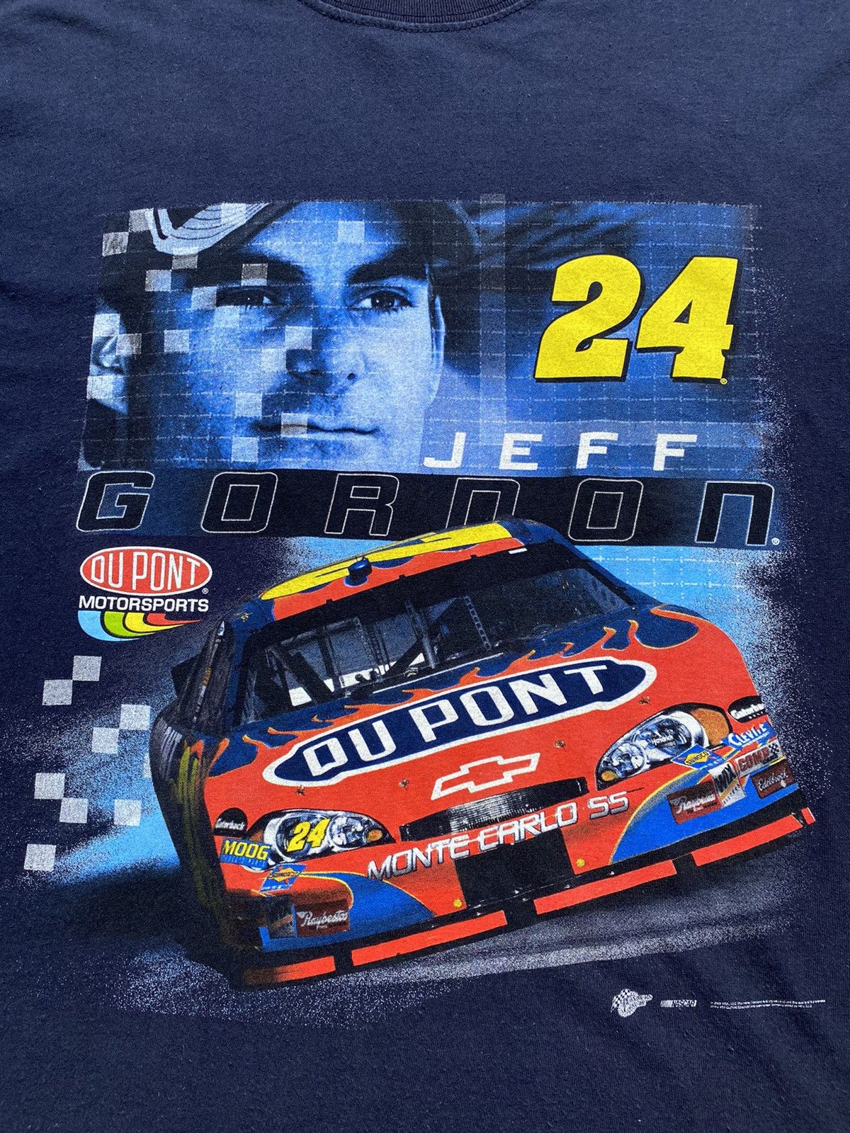 NASCAR Vintage Jeff Gordon Du Pont Long Sleeve T Shirt Wallace Size US XL / EU 56 / 4 - 2 Thumbnail