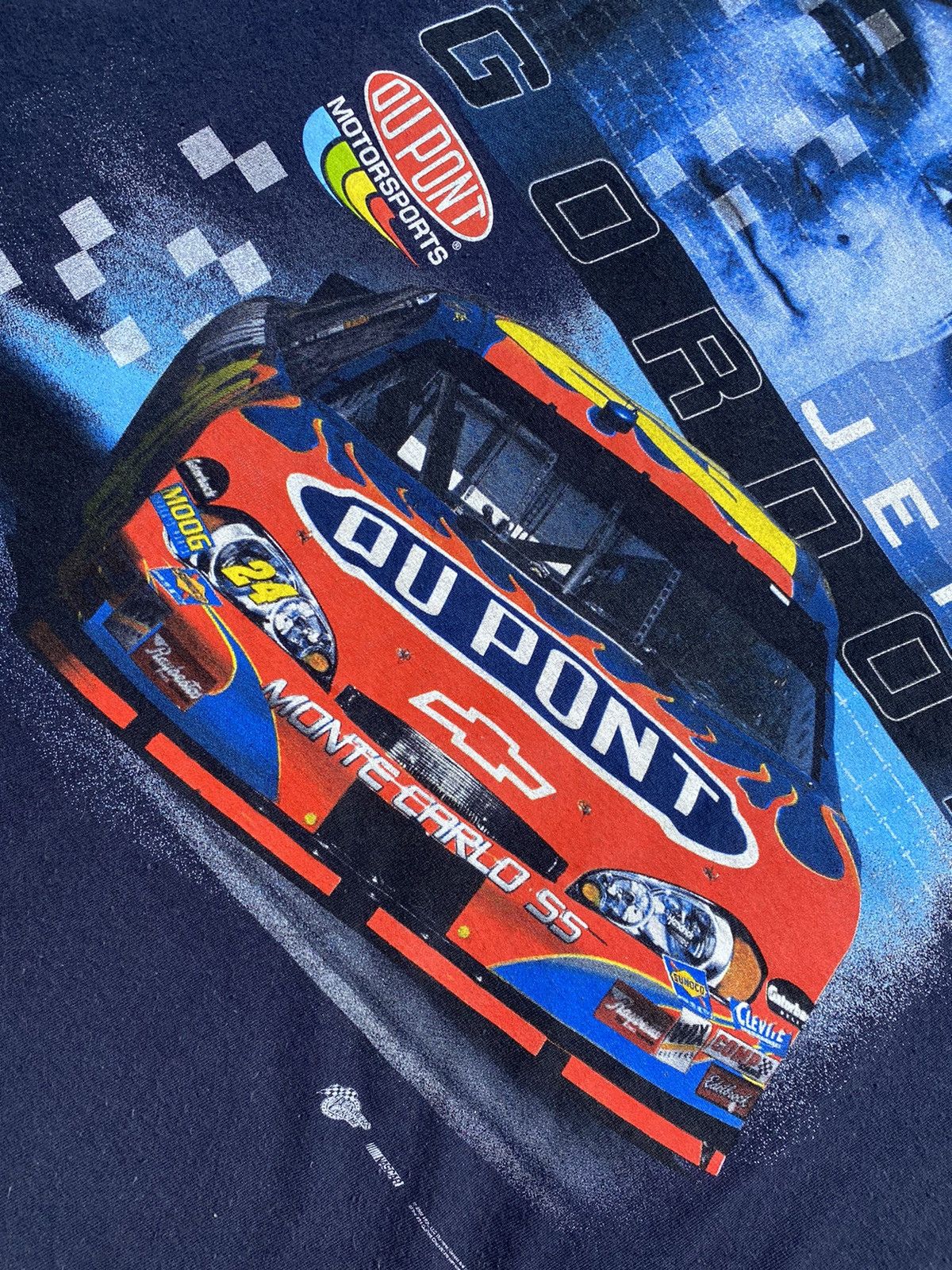 NASCAR Vintage Jeff Gordon Du Pont Long Sleeve T Shirt Wallace Size US XL / EU 56 / 4 - 4 Thumbnail
