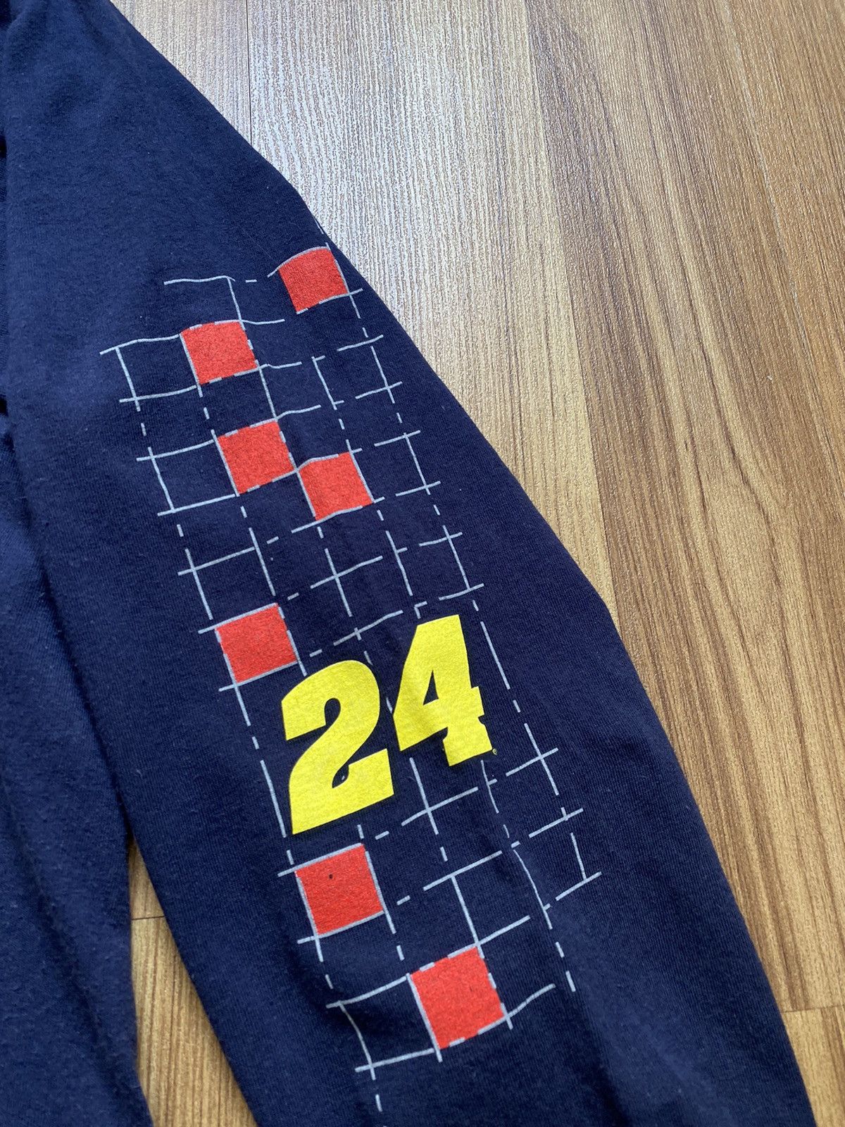 NASCAR Vintage Jeff Gordon Du Pont Long Sleeve T Shirt Wallace Size US XL / EU 56 / 4 - 6 Thumbnail