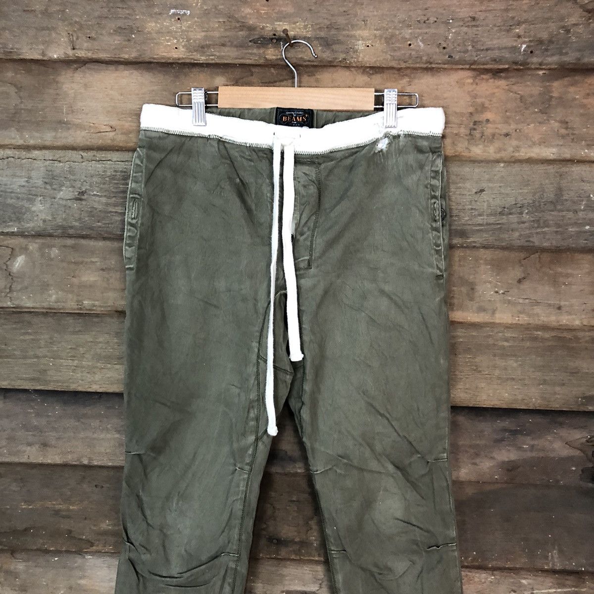 Beams Plus Beams Green jogger japan cargo Pants #6926 Size US 29 - 2 Thumbnail