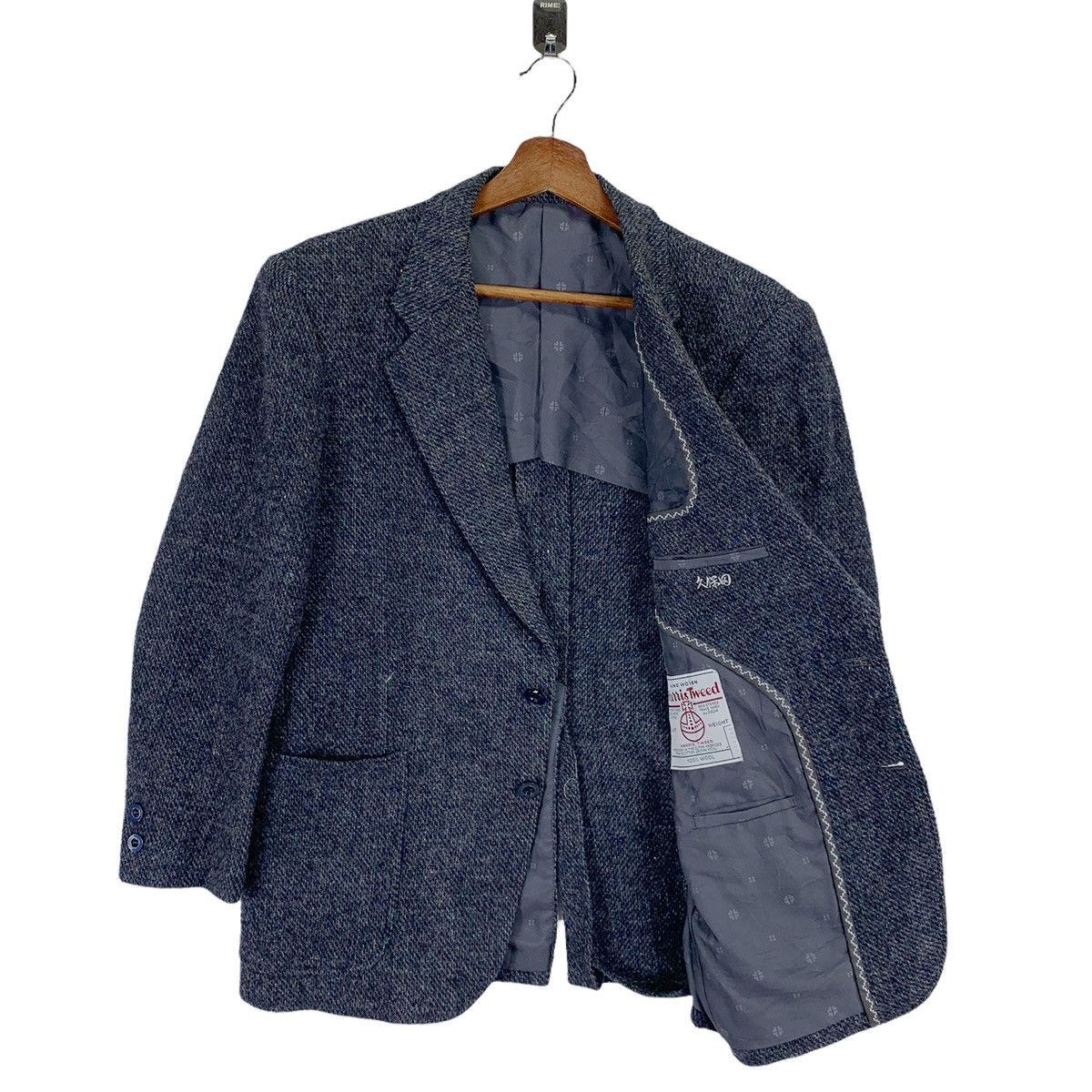 Harris Tweed VINTAGE HARRIS TWEED HAND WOVEN COAT BLAZER WOOL Size US M / EU 48-50 / 2 - 2 Thumbnail