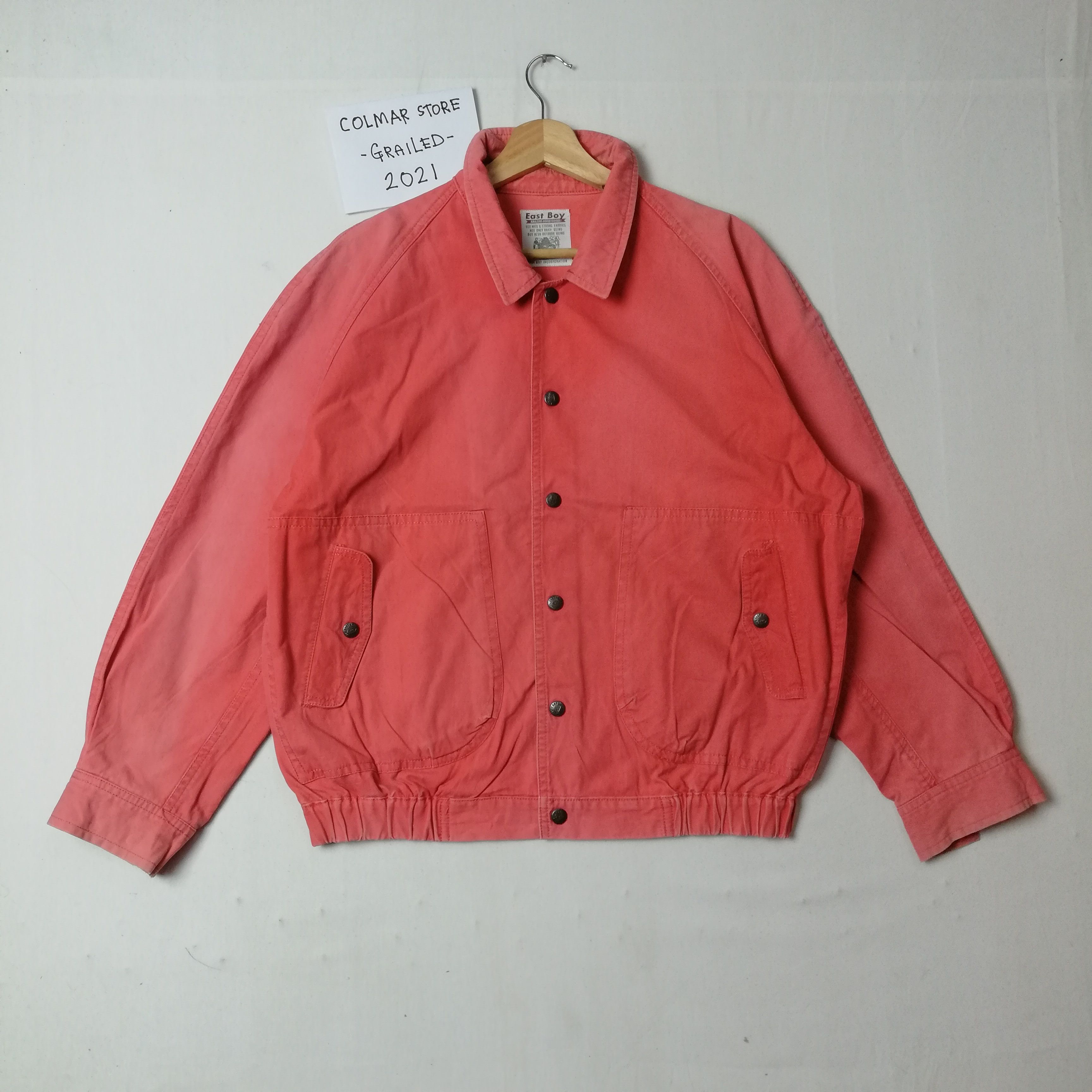 Japanese Brand Vintage East Boy Faded Bomber Jacket Size US XL / EU 56 / 4 - 2 Thumbnail