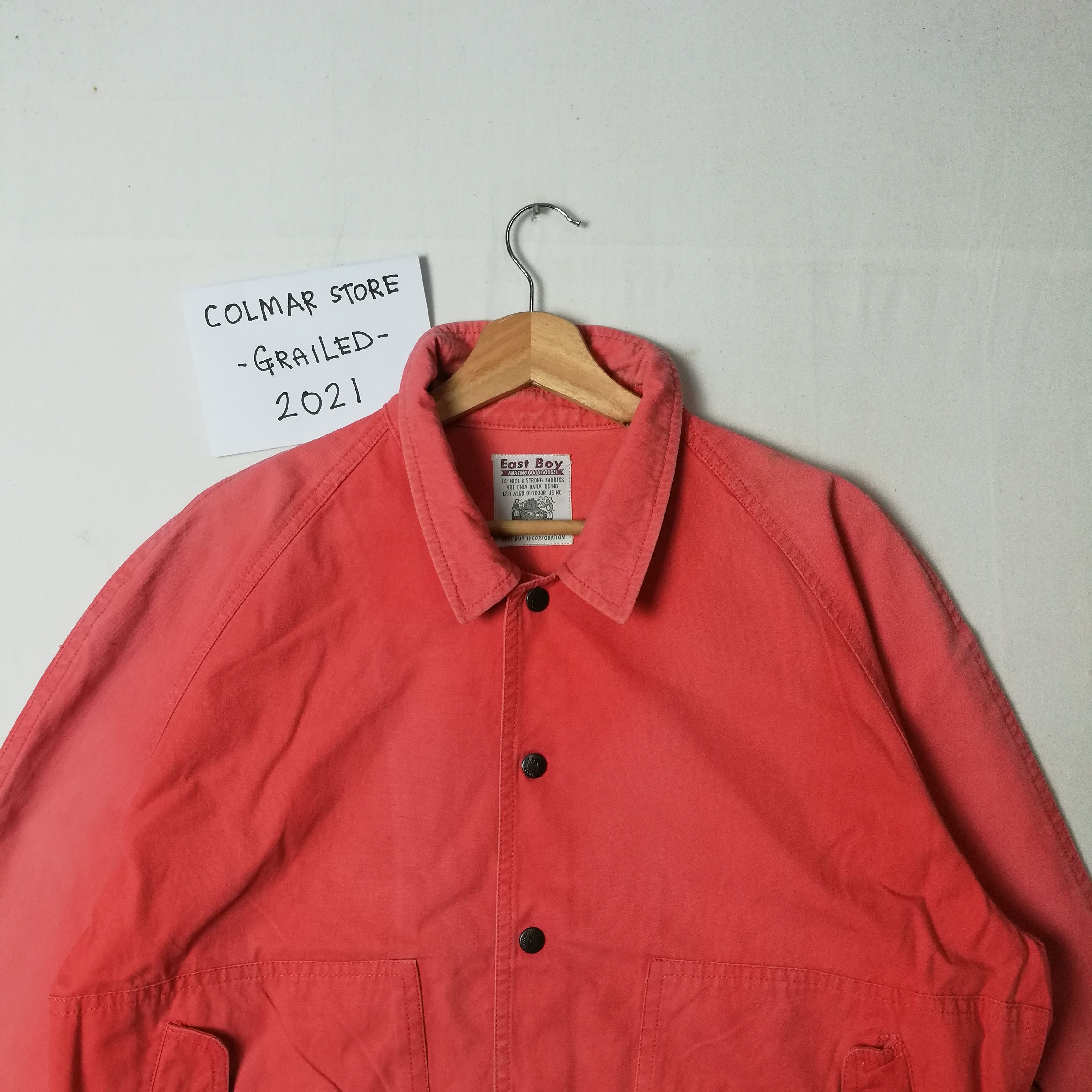 Japanese Brand Vintage East Boy Faded Bomber Jacket Size US XL / EU 56 / 4 - 9 Thumbnail