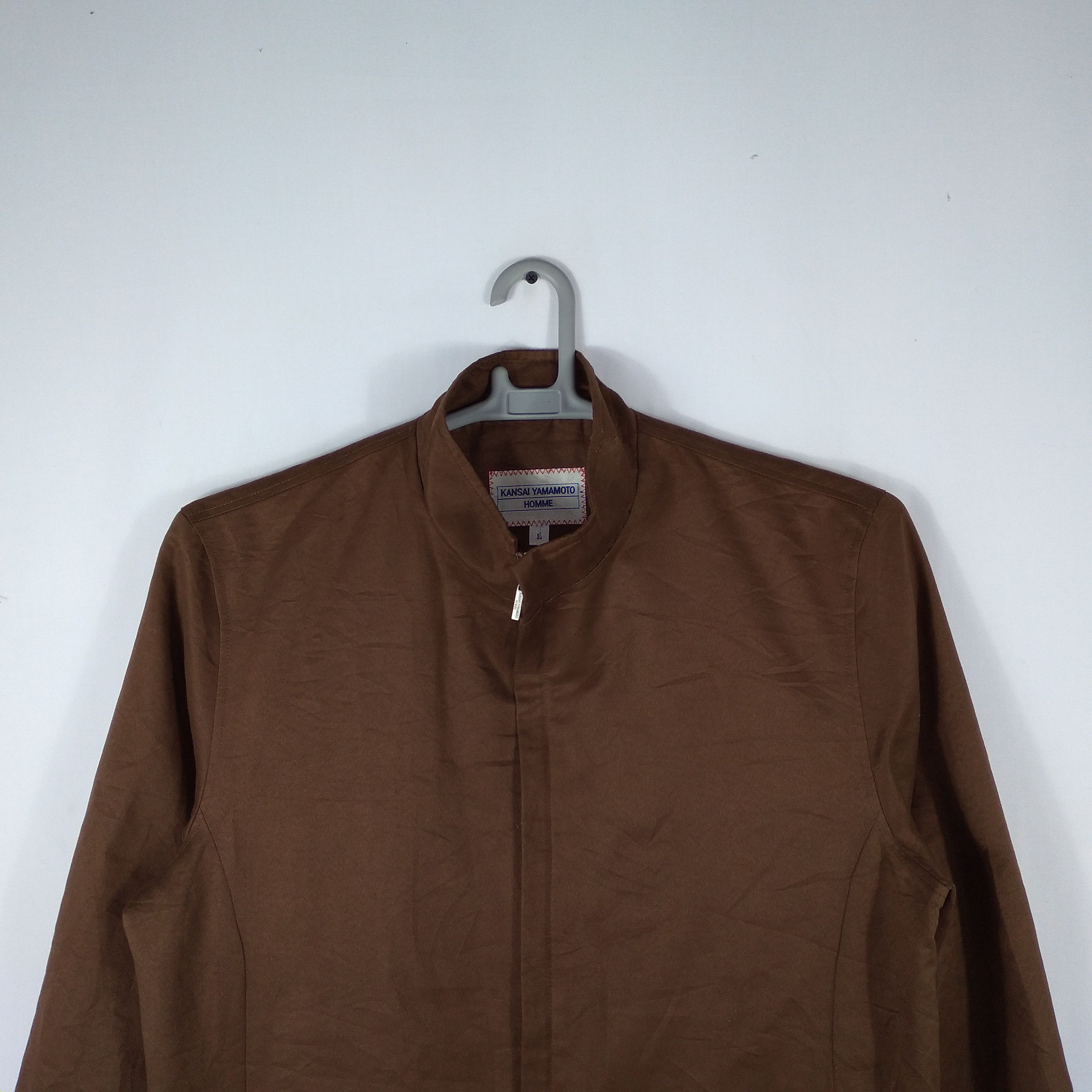 Designer × Kansai Yamamoto × Vintage Vintage Kansai Yamamoto Homme Formal Plain Jacket Size US M / EU 48-50 / 2 - 2 Thumbnail