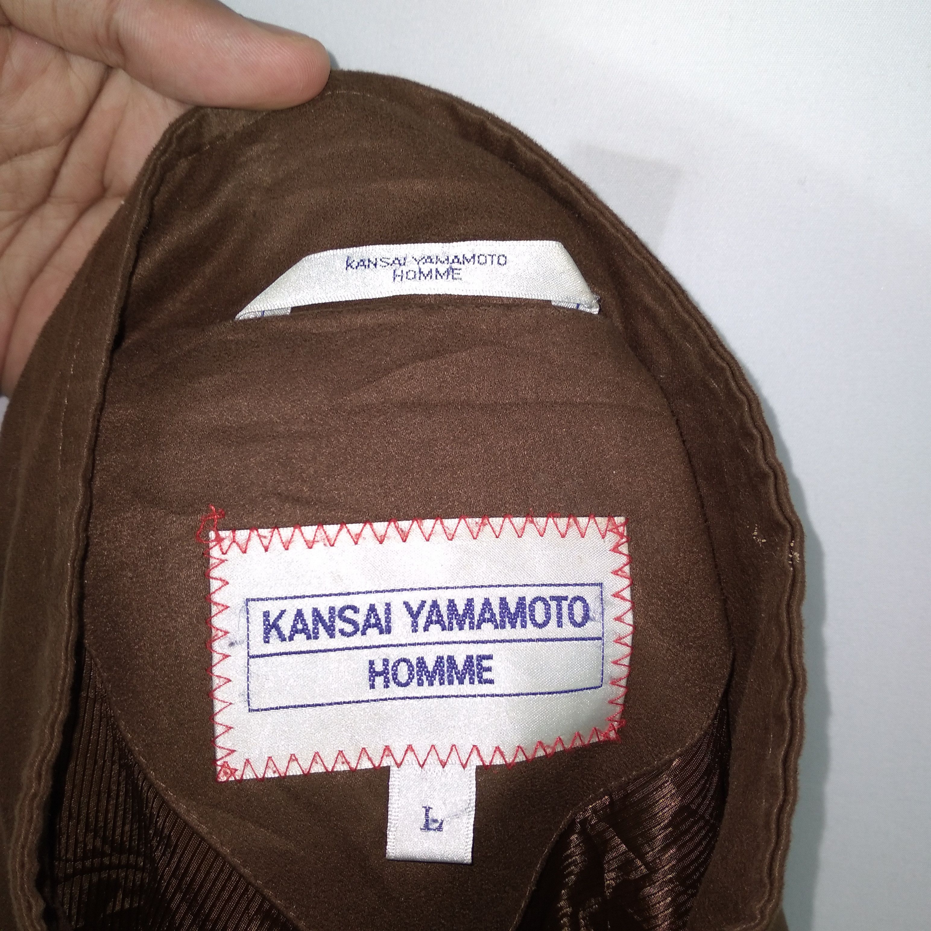 Designer × Kansai Yamamoto × Vintage Vintage Kansai Yamamoto Homme Formal Plain Jacket Size US M / EU 48-50 / 2 - 12 Thumbnail