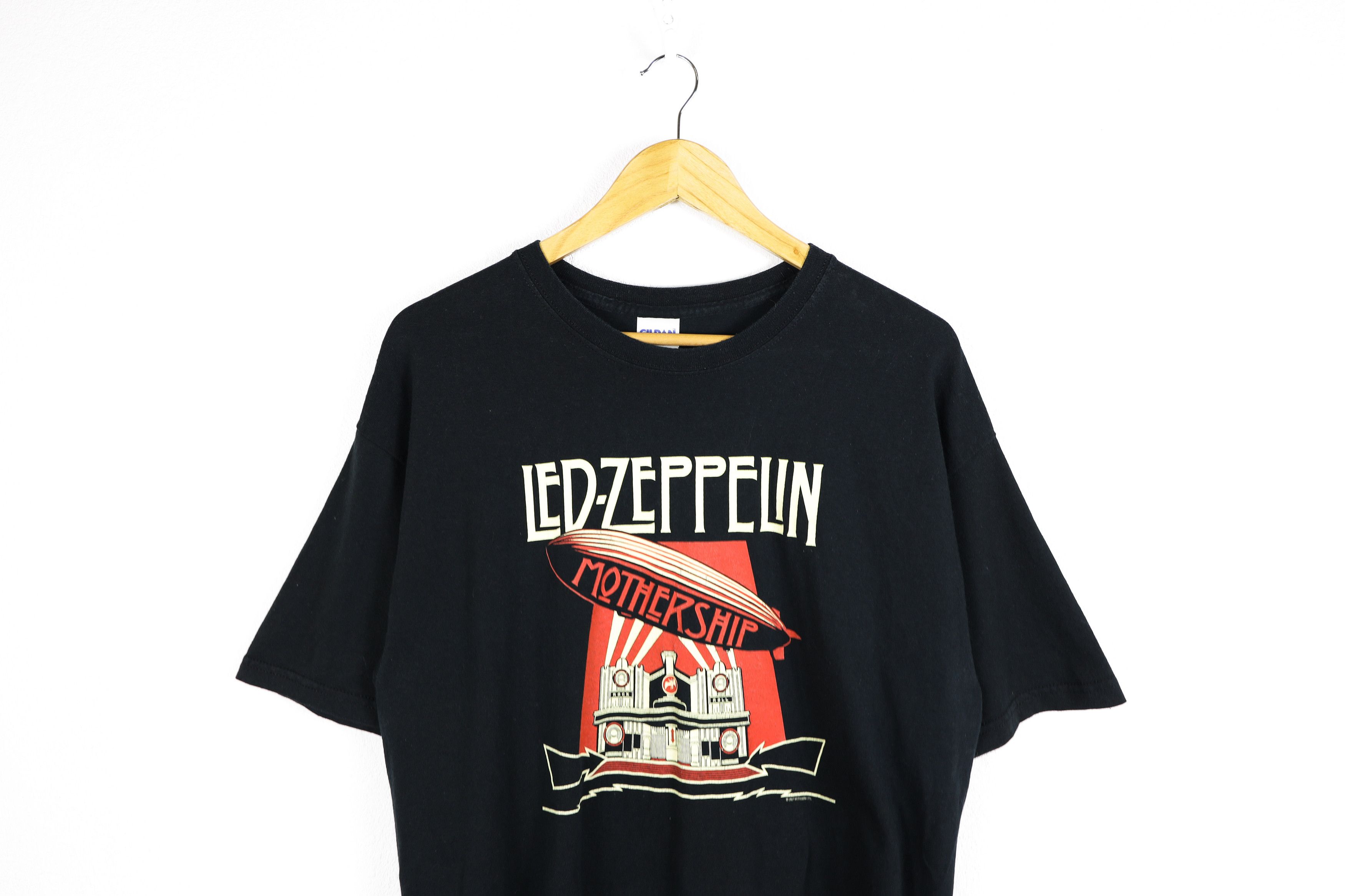 Band Tees × Led Zeppelin × Vintage Vintage Led Zeppelin Mothership Merch Graphic Tee Tshirt Size US L / EU 52-54 / 3 - 2 Thumbnail