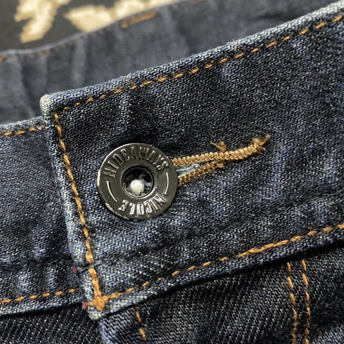 Japanese Brand Hideaways Nicole Denim Flare Jeans Size US 31 - 13 Thumbnail