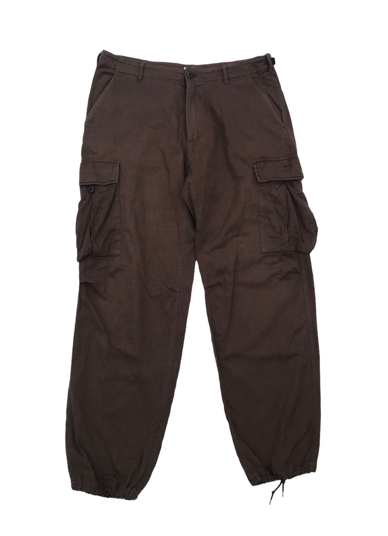 image of Beams Plus Beams Japan Streetwear Multipocket Light Cargo Pants in Brown, Men's (Size 33)