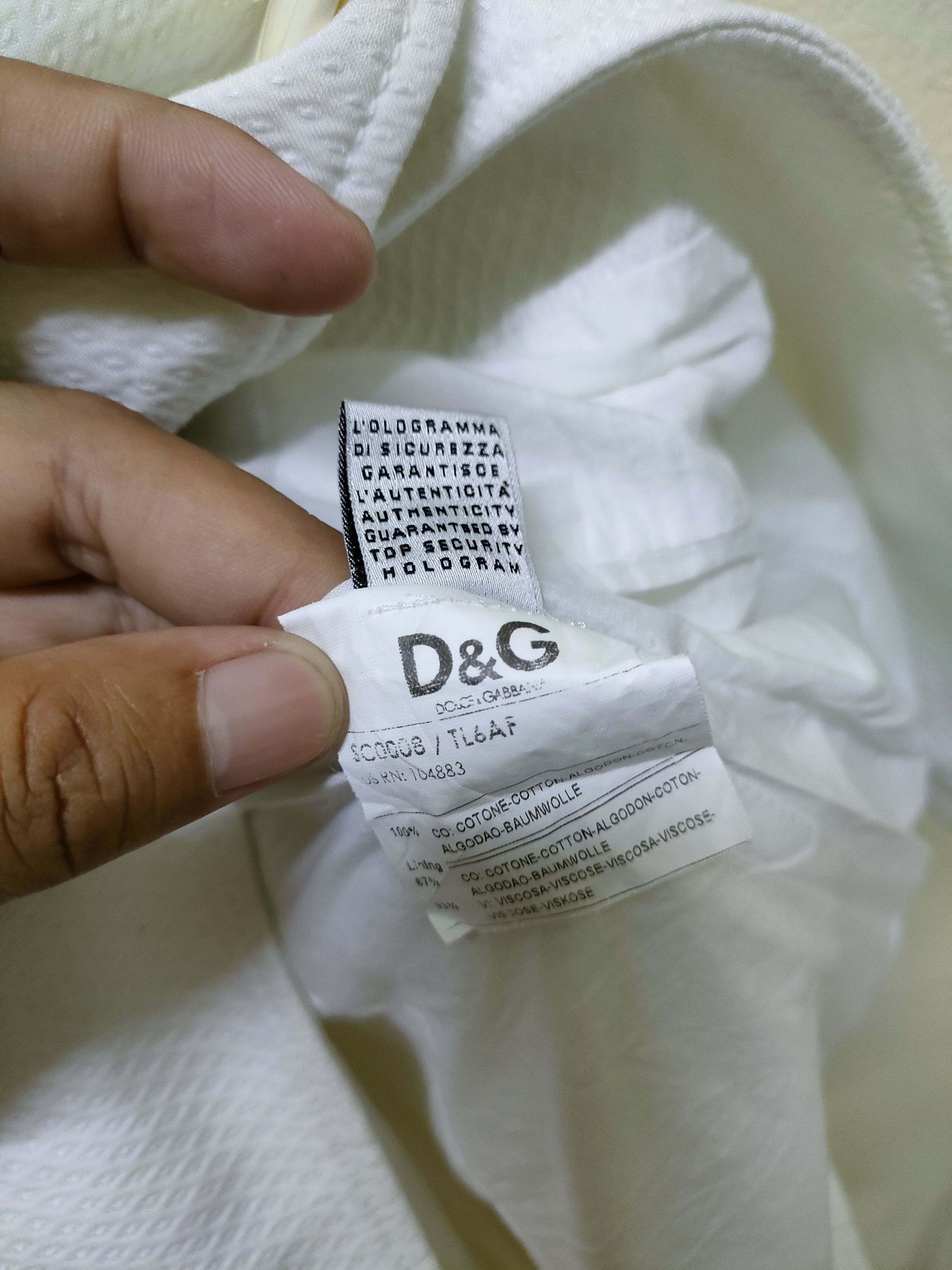 Dolce & Gabbana D&G White Long Jacket Size US XXS / EU 40 - 5 Thumbnail