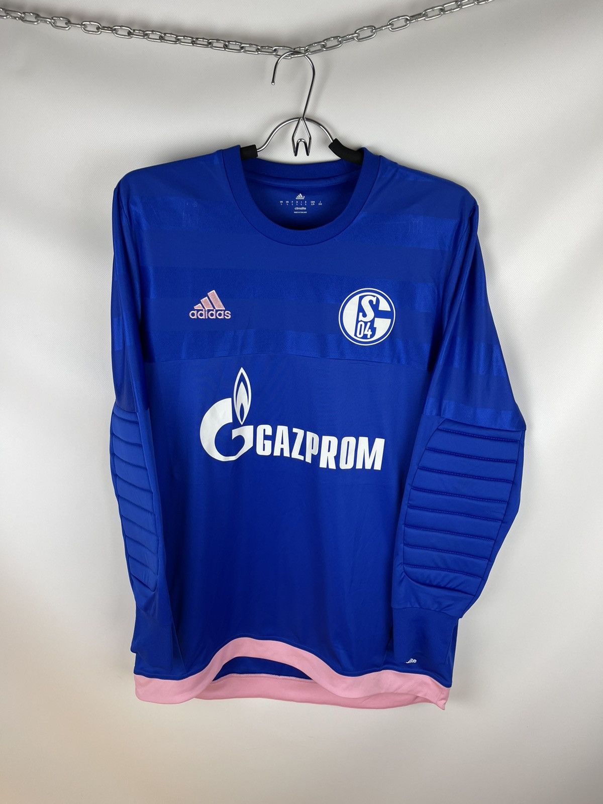 Adidas Adidas Schalke 04 2015 2017 goalkeeper soccer jersey shirt Size US L / EU 52-54 / 3 - 1 Thumbnail