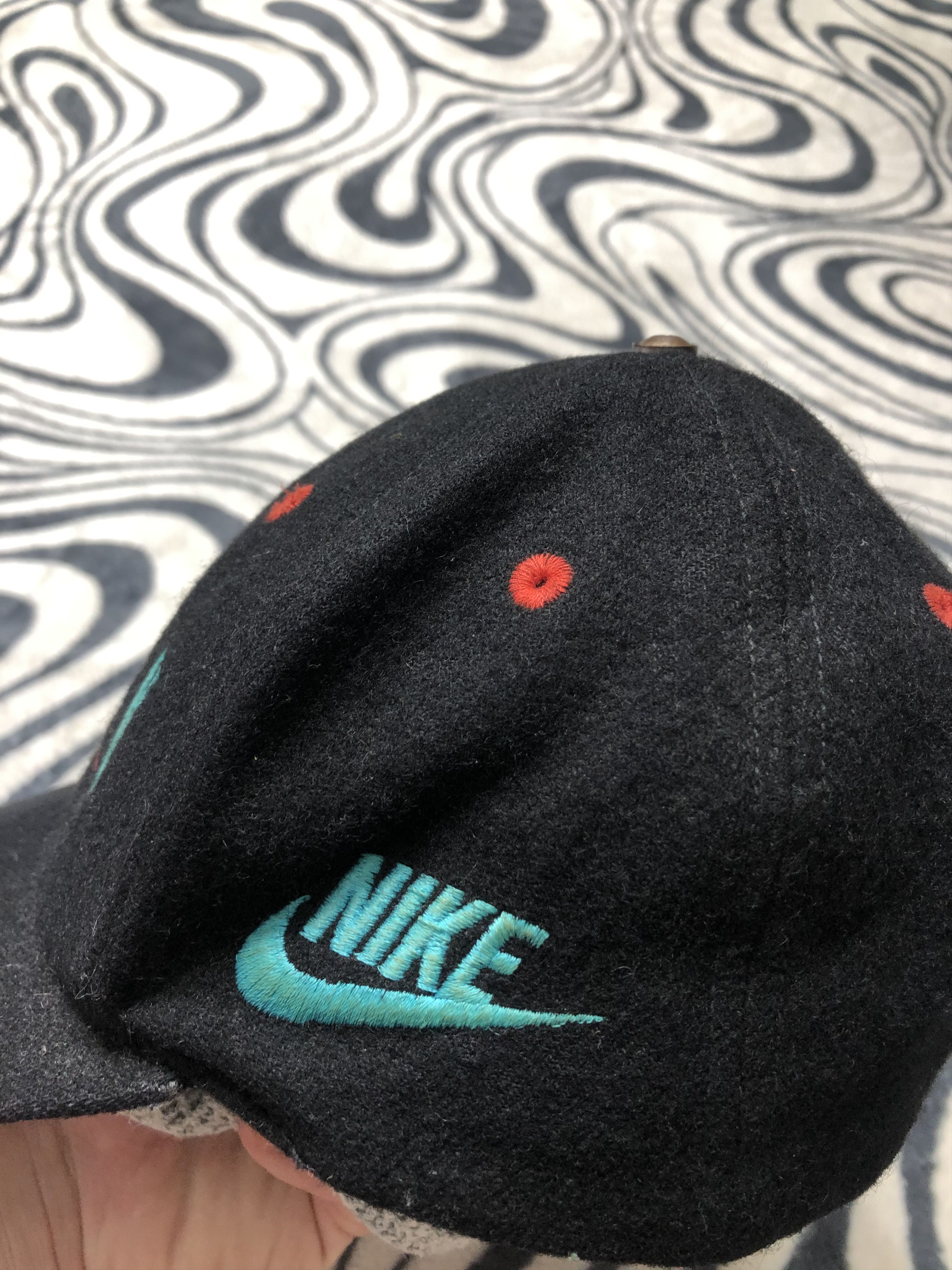 Nike × Vintage Nike Air Jordan Vintage Wool Cap Hat Size ONE SIZE - 4 Thumbnail