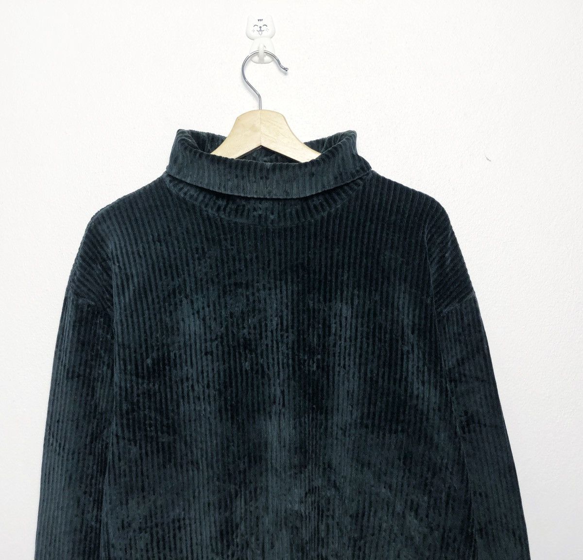 Vintage COMBO 2 Pieces Vintage Lucky Strike Corduroy Turtlenecks Size US L / EU 52-54 / 3 - 3 Thumbnail