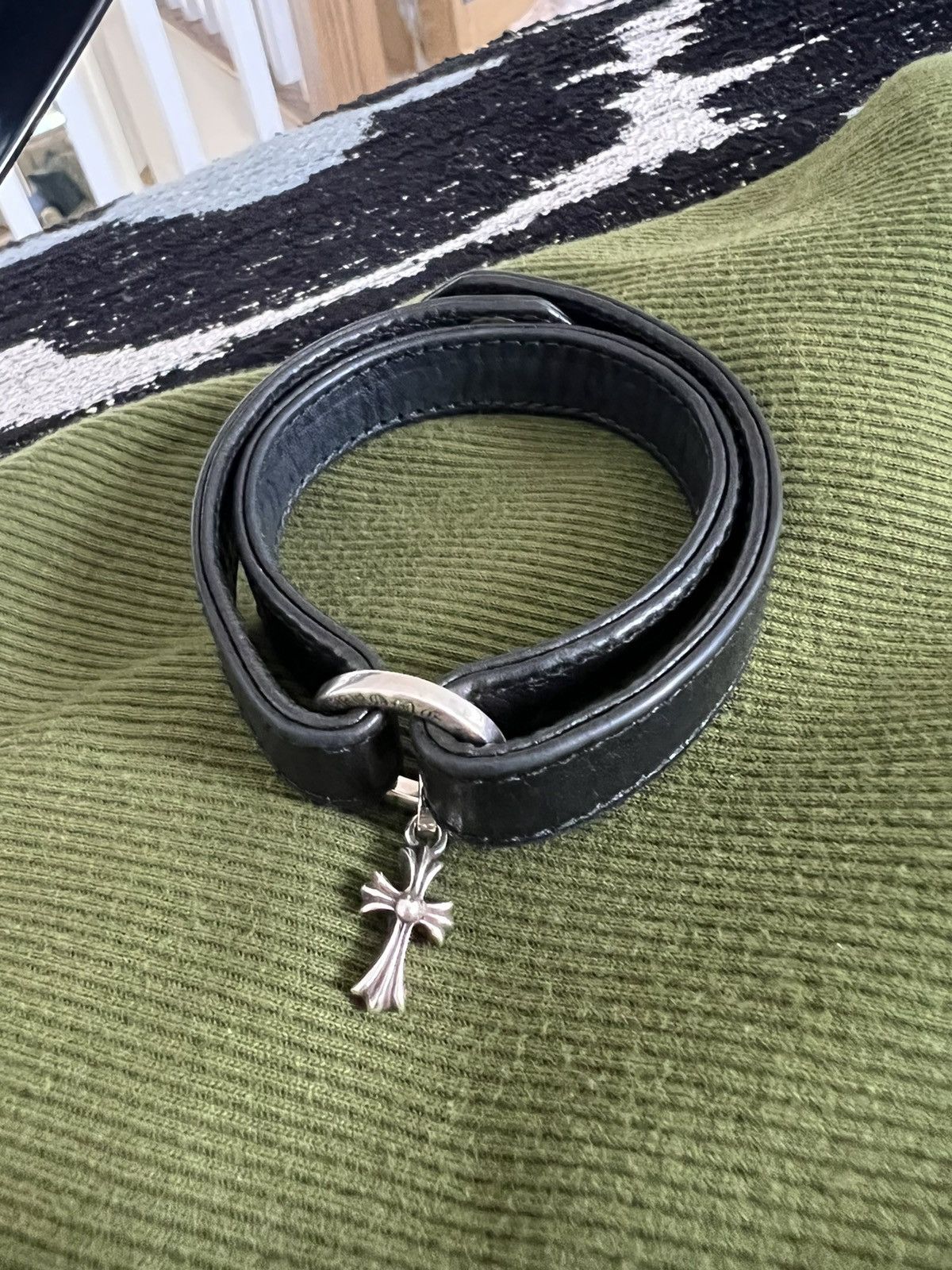 Chrome Hearts Chrome Hearts DBL WRAP NTFL BABY FAT Bracelet Black