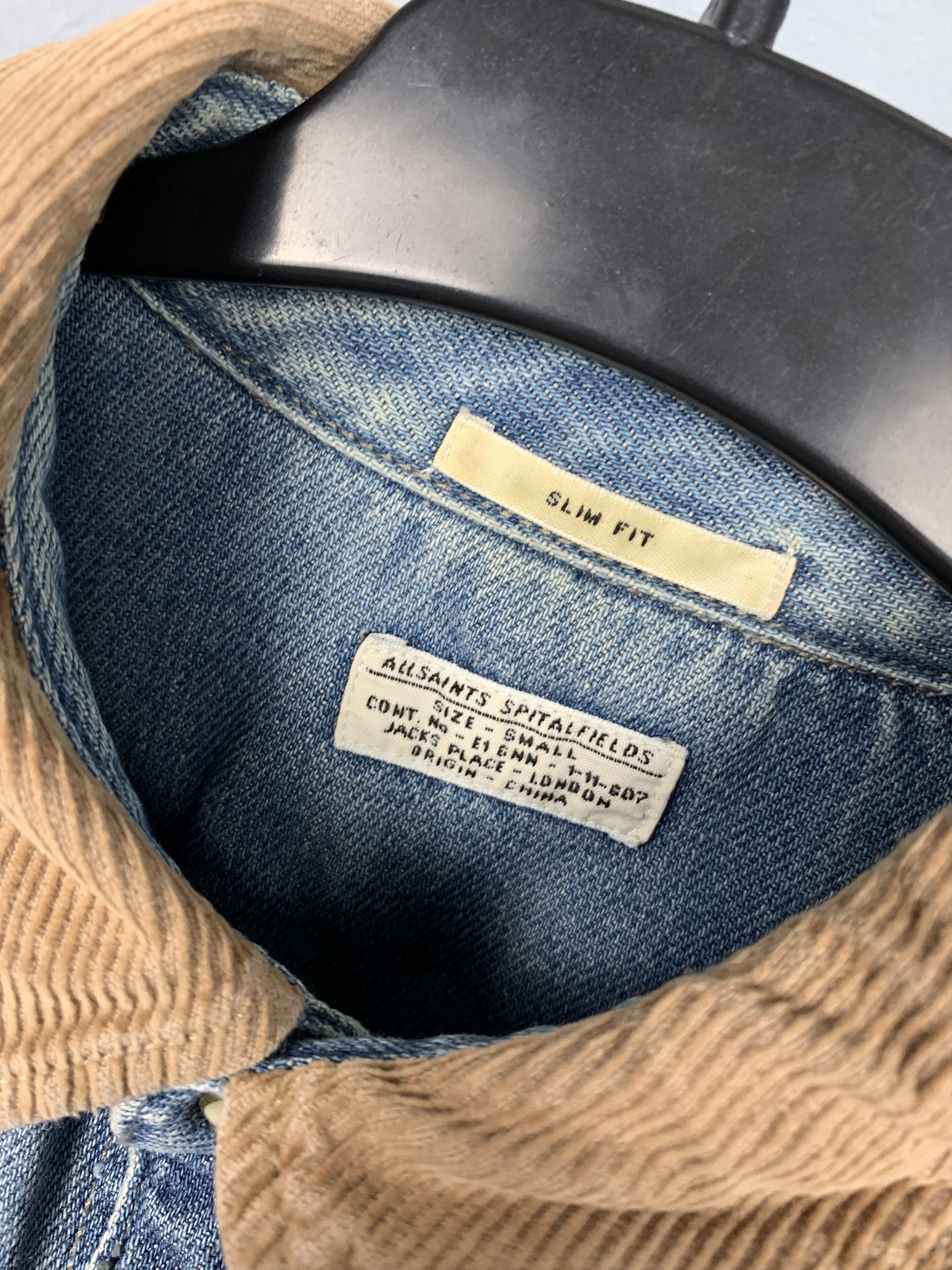 Allsaints Allsaints Vintage Mens Denim Long Sleeve Shirt Size US S / EU 44-46 / 1 - 3 Thumbnail