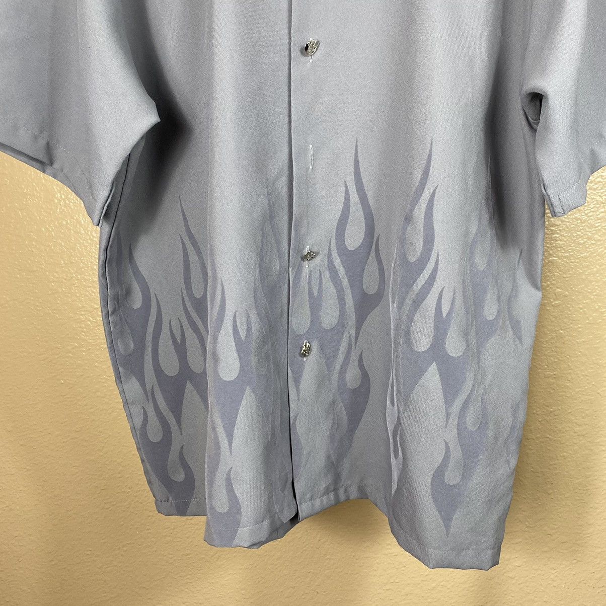 Vintage Vintage Casino Wear Los Angeles Flames Button Up Shirt Size US M / EU 48-50 / 2 - 4 Thumbnail