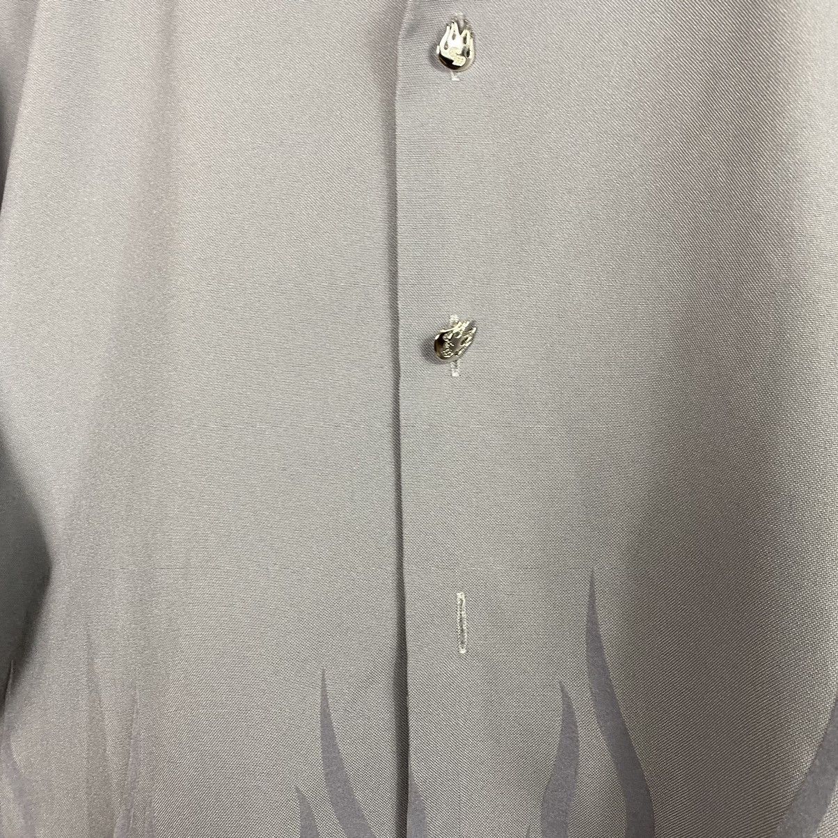Vintage Vintage Casino Wear Los Angeles Flames Button Up Shirt Size US M / EU 48-50 / 2 - 7 Thumbnail