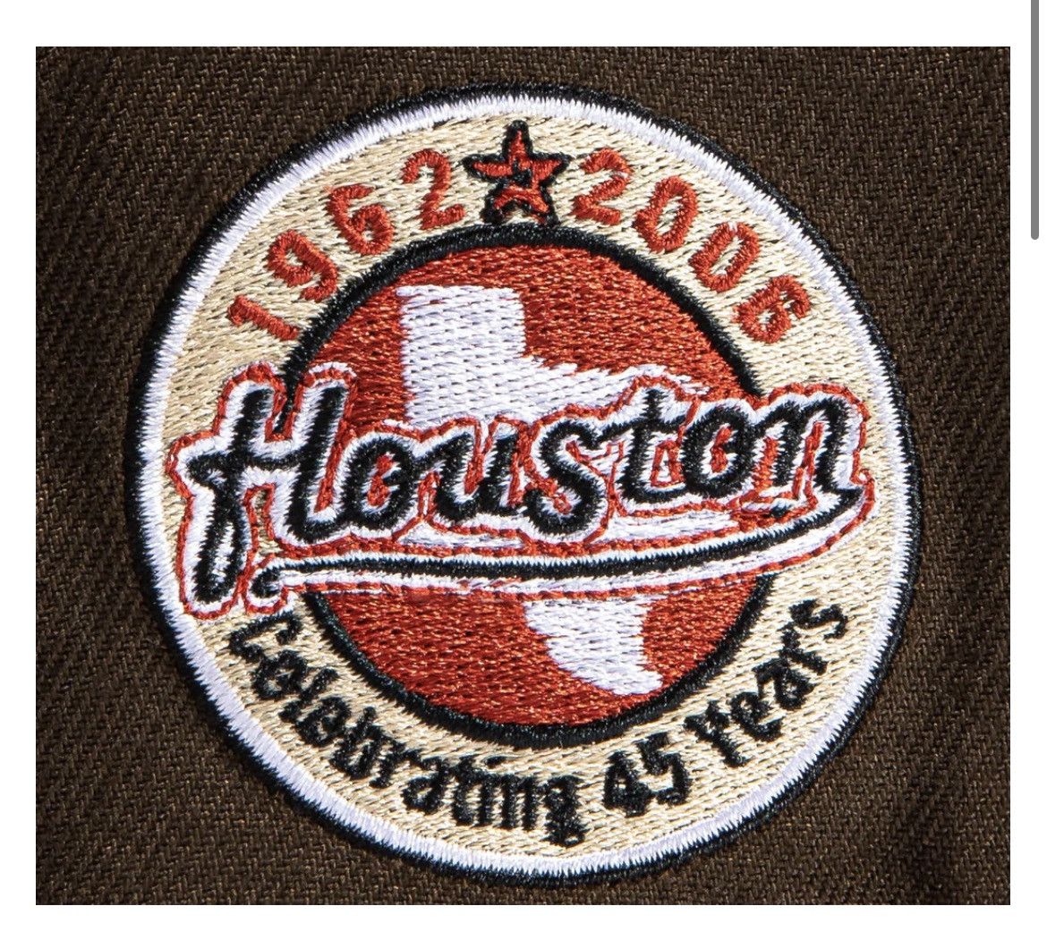 Hat Club EXCLUSIVE HOUSTON ASTROS 45 YEARS PATCH BRICK UV HAT 7 3/8 Size ONE SIZE - 5 Thumbnail