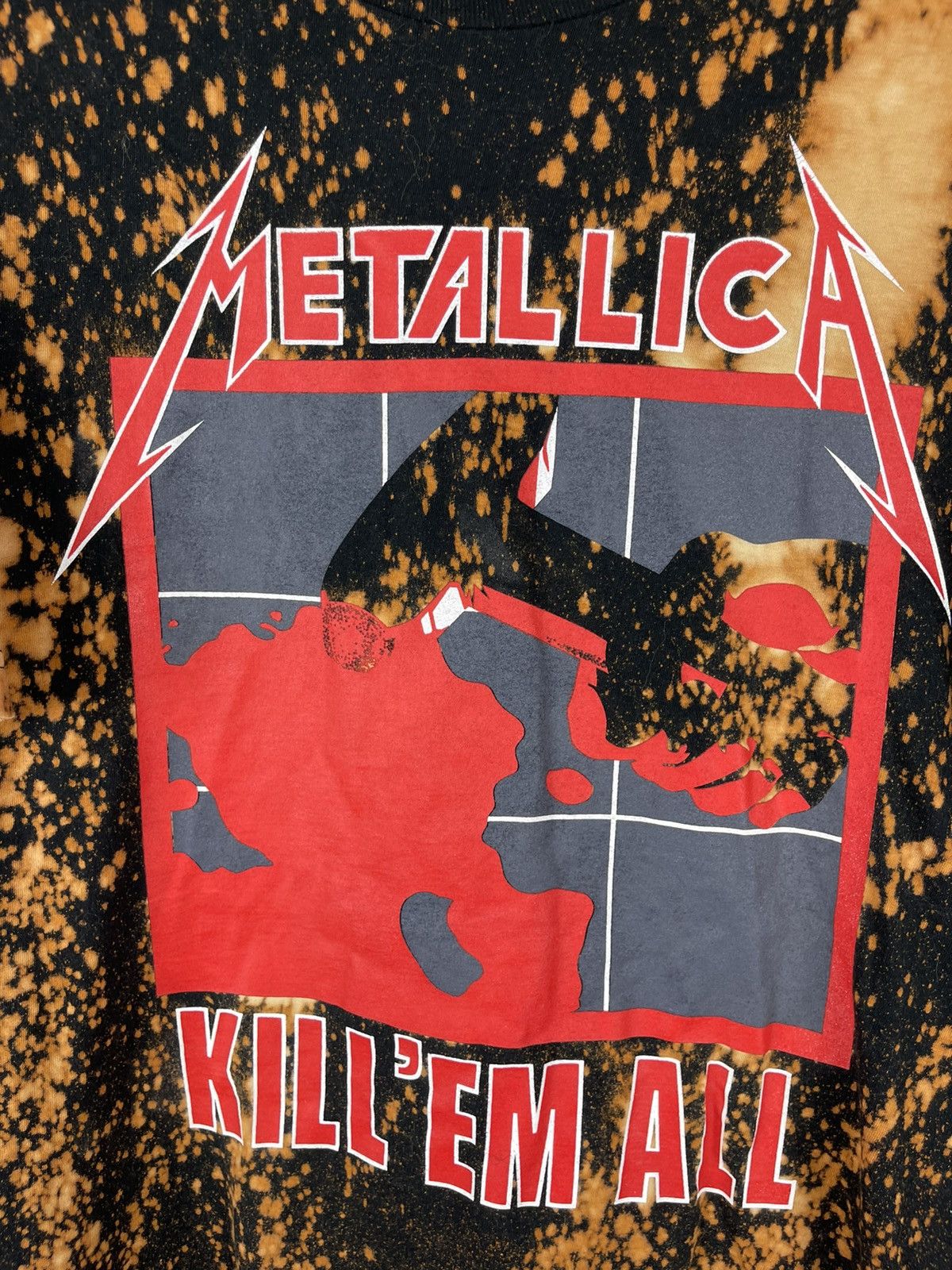 Band Tees Metallica Fall winter 15-16 very rare tie dye band tee shir Size US L / EU 52-54 / 3 - 7 Thumbnail