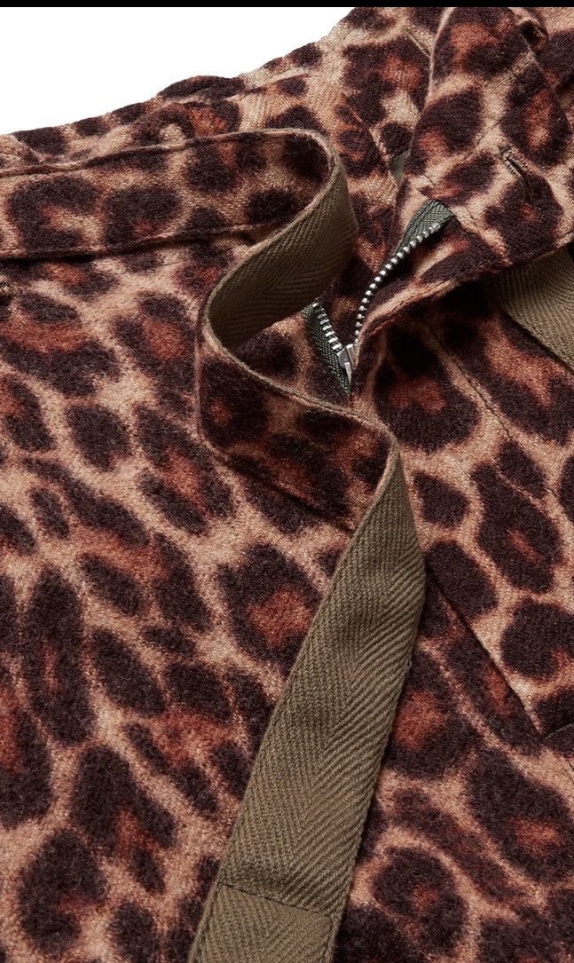Sacai SACAI Belted Leopard-Print Wool Trousers Size US 32 / EU 48 - 6 Thumbnail