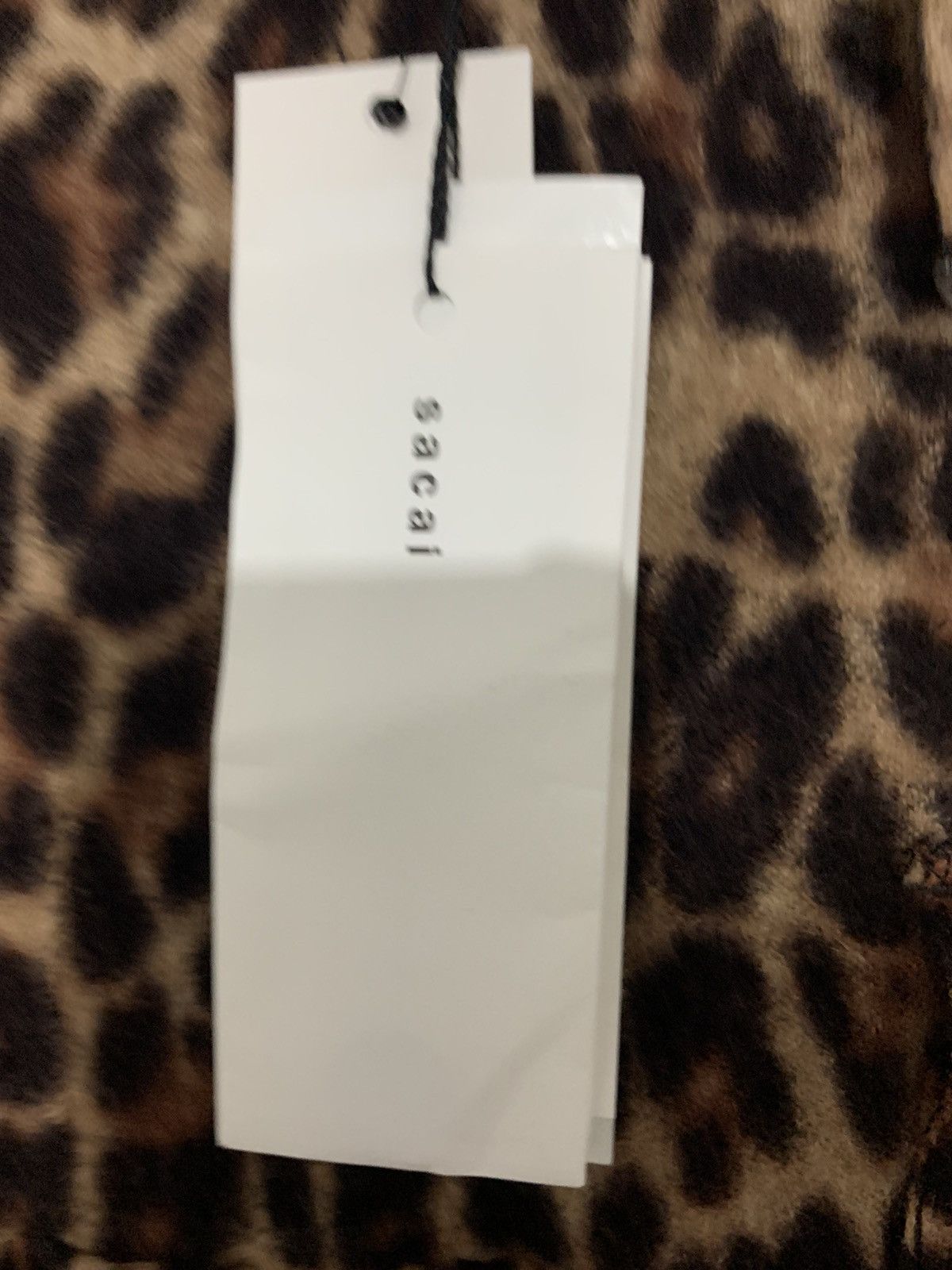 Sacai SACAI Belted Leopard-Print Wool Trousers Size US 32 / EU 48 - 5 Thumbnail