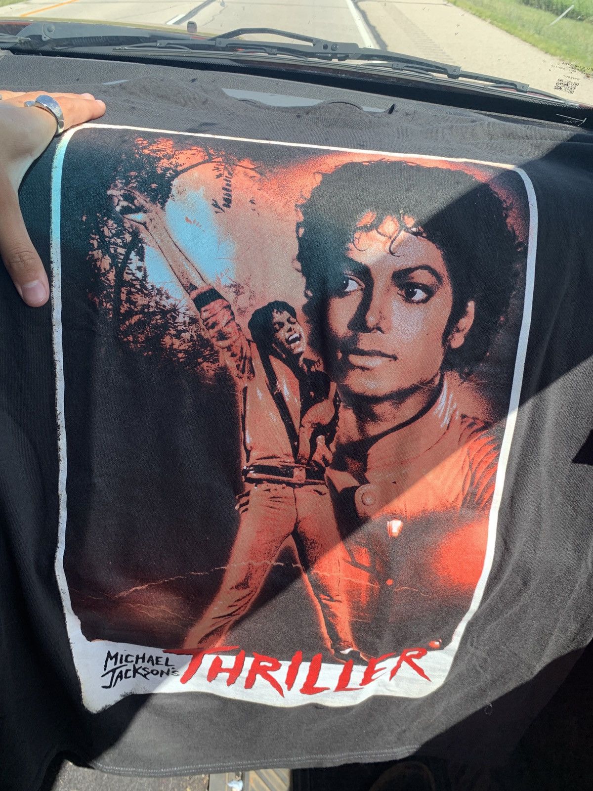 Vintage Michael Jackson thriller shirt Grailed