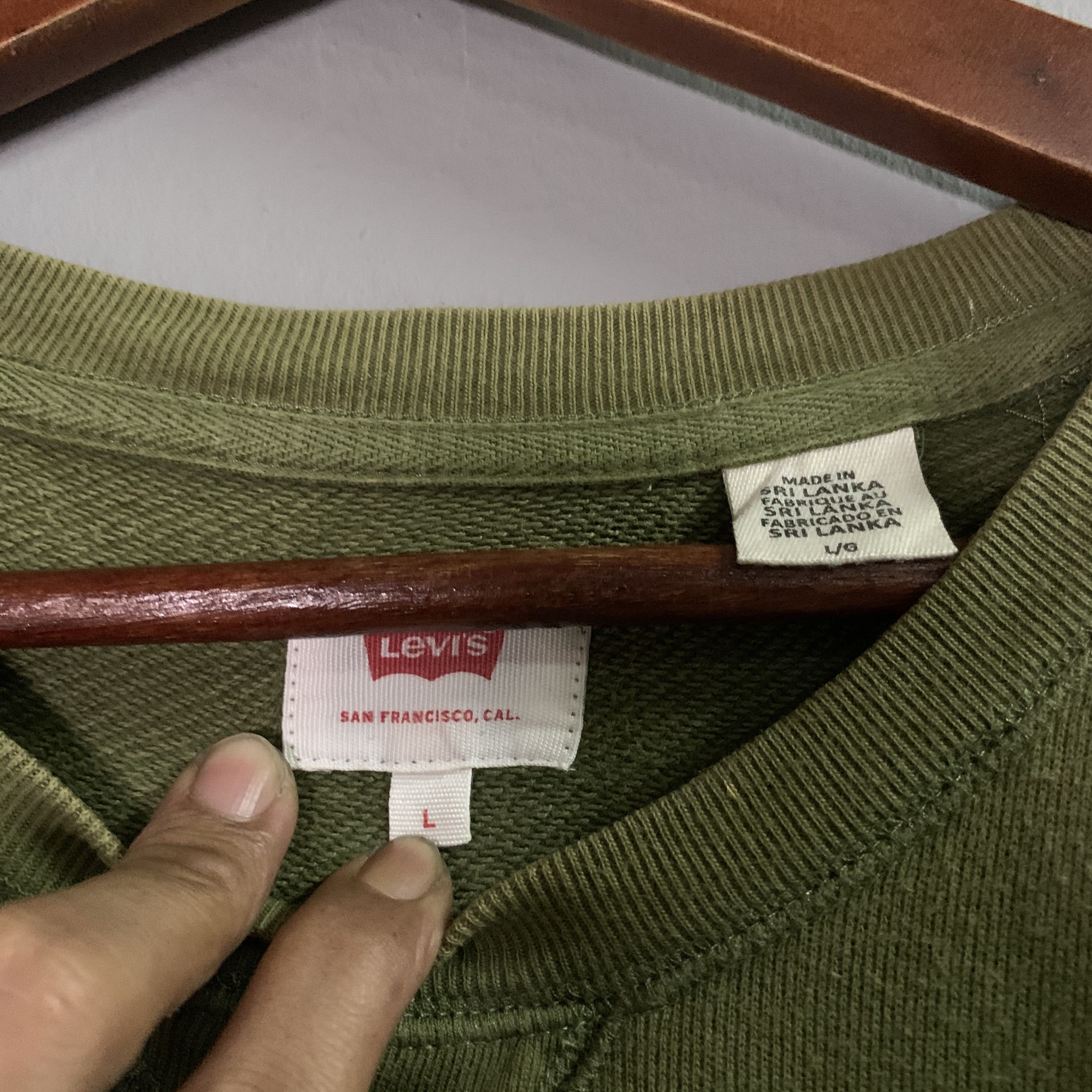Levi's Levis San Francisco Crewneck Sweater Blank Sweatshirt Size US L / EU 52-54 / 3 - 9 Thumbnail