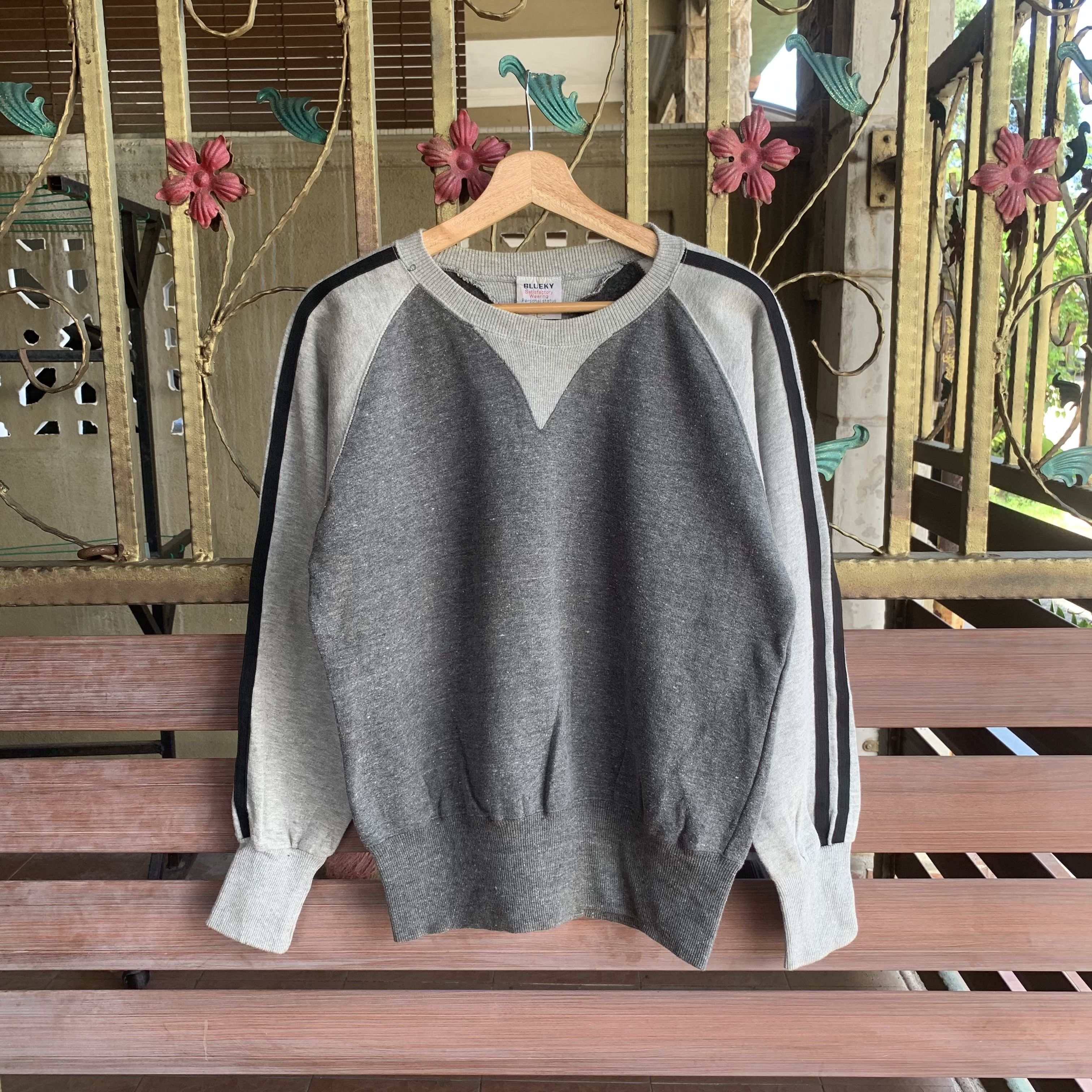 Vintage Blueky Crewneck Jumper Sweater Pullover