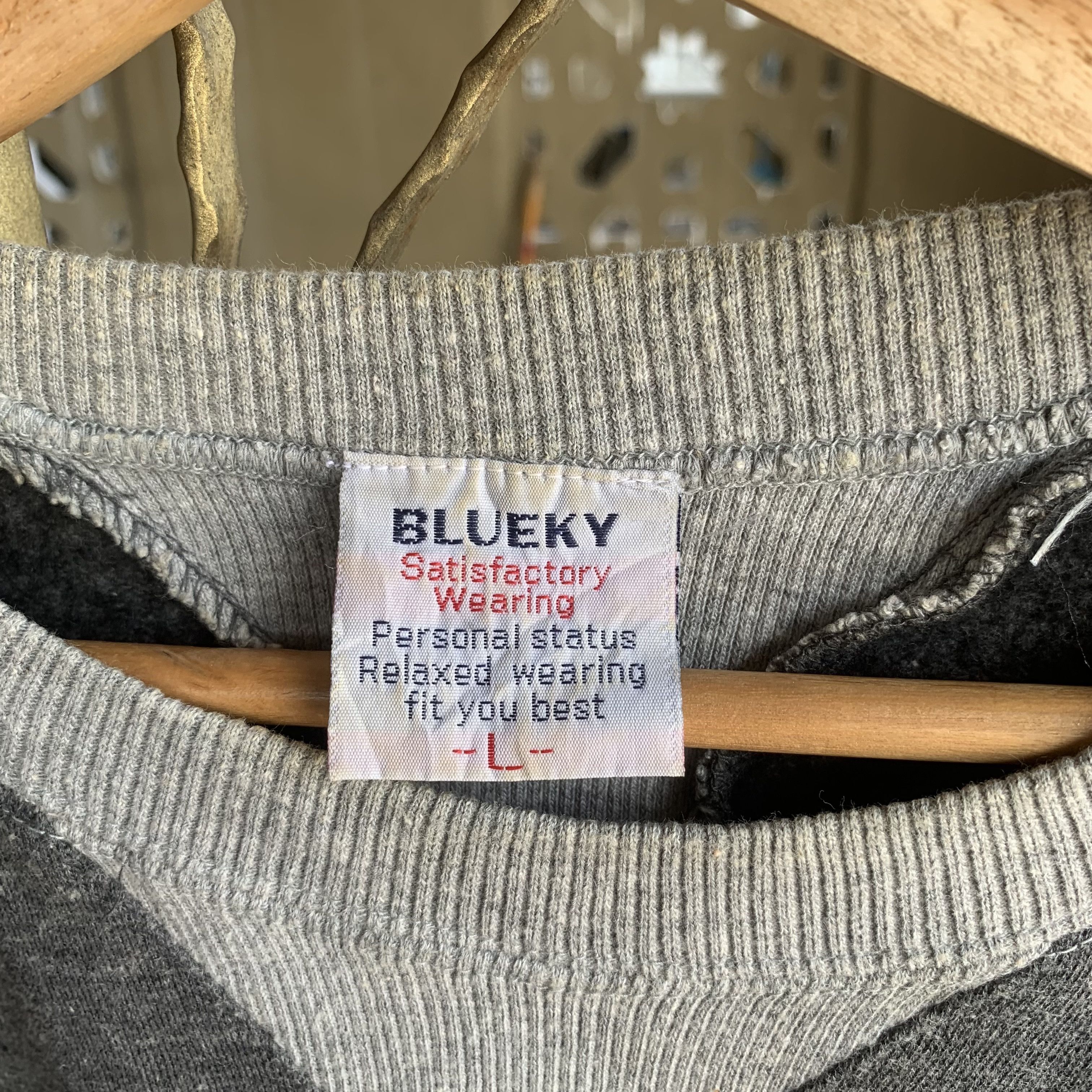 Vintage Vintage Blueky Crewneck Jumper Sweater Pullover Size US L / EU 52-54 / 3 - 5 Thumbnail