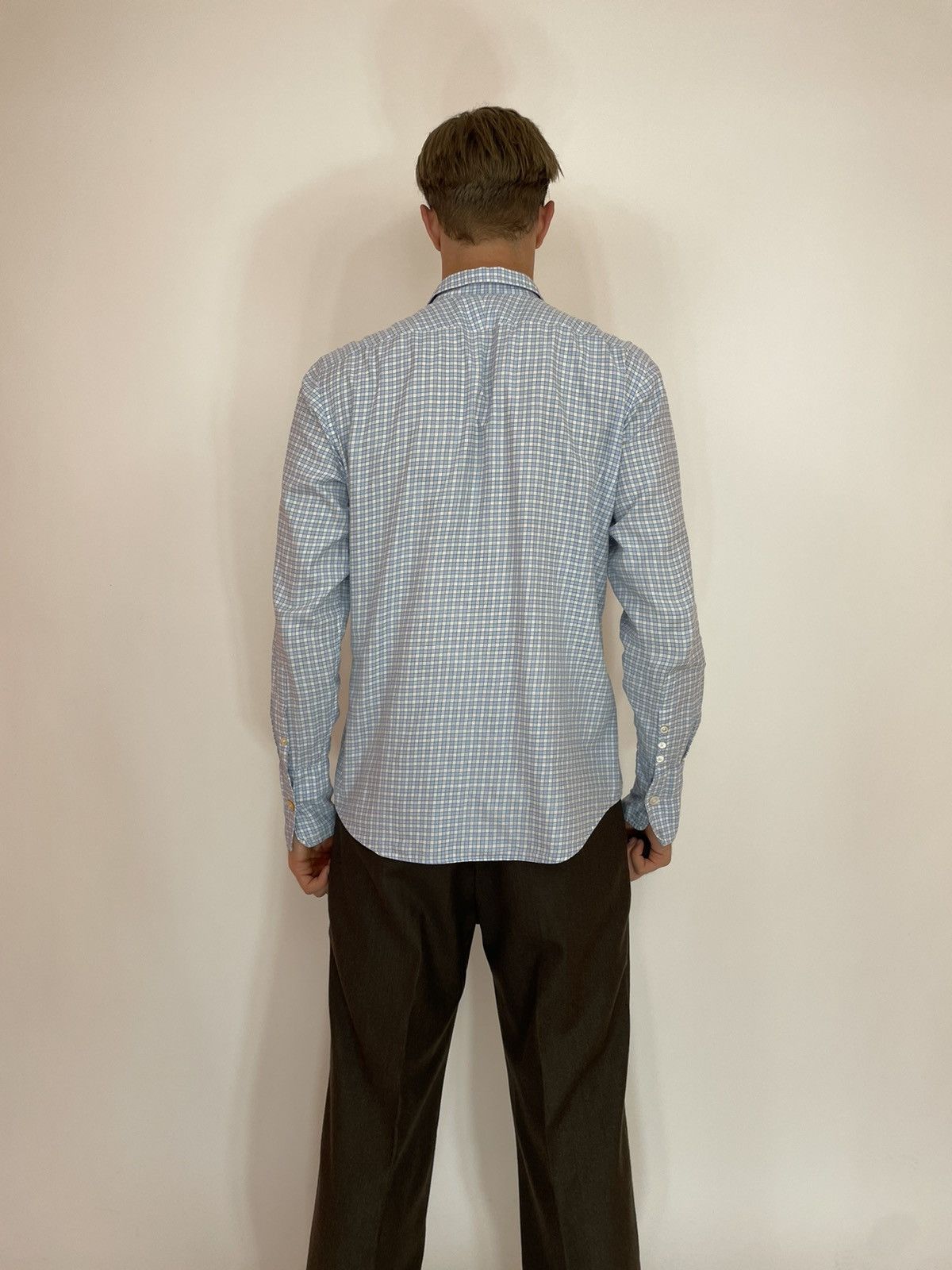 Paul Smith Paul Smith Mens Plaid slim fit shirt long sleeve size XL Size US XL / EU 56 / 4 - 14 Thumbnail