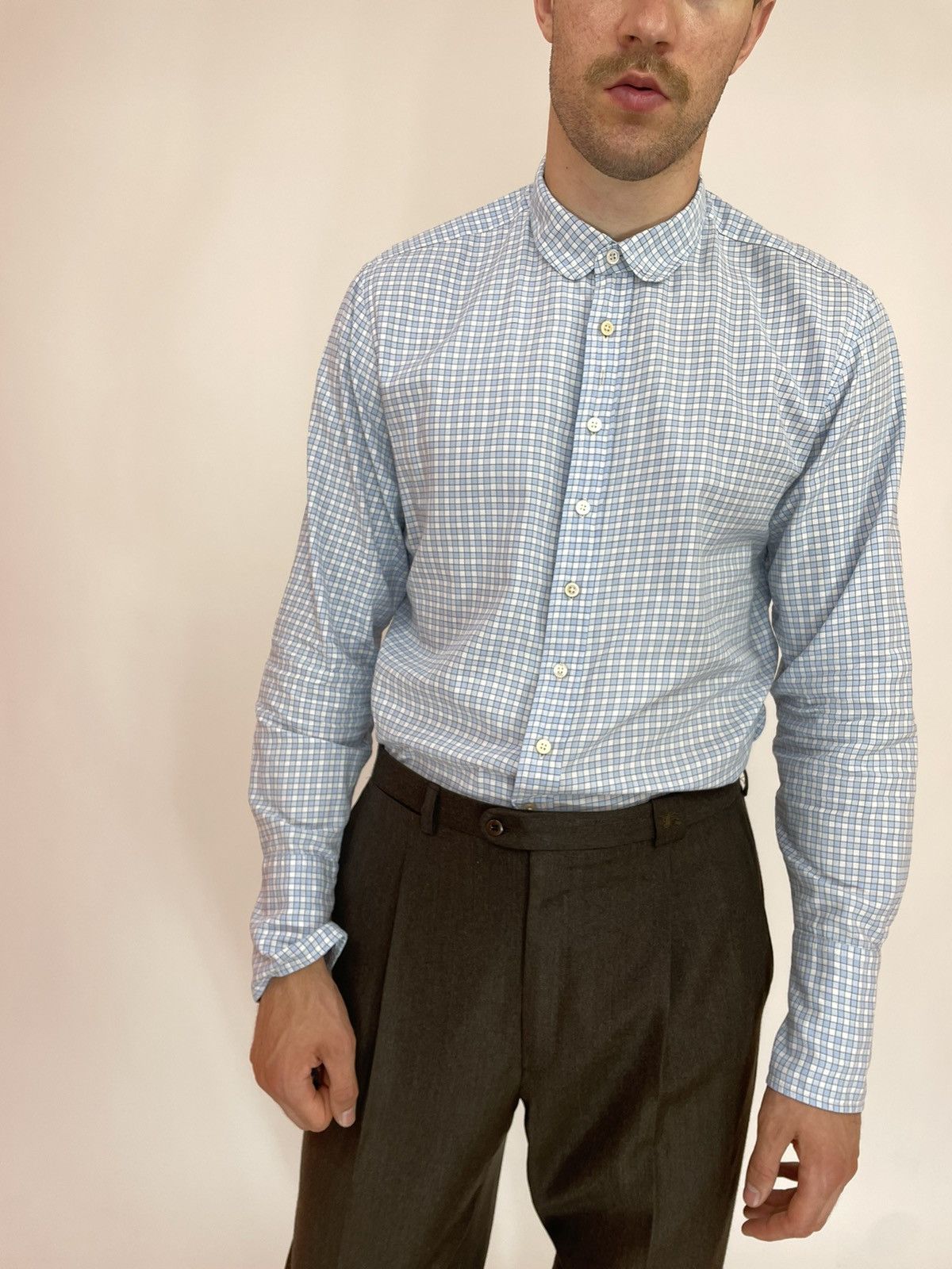 Paul Smith Paul Smith Mens Plaid slim fit shirt long sleeve size XL Size US XL / EU 56 / 4 - 8 Thumbnail