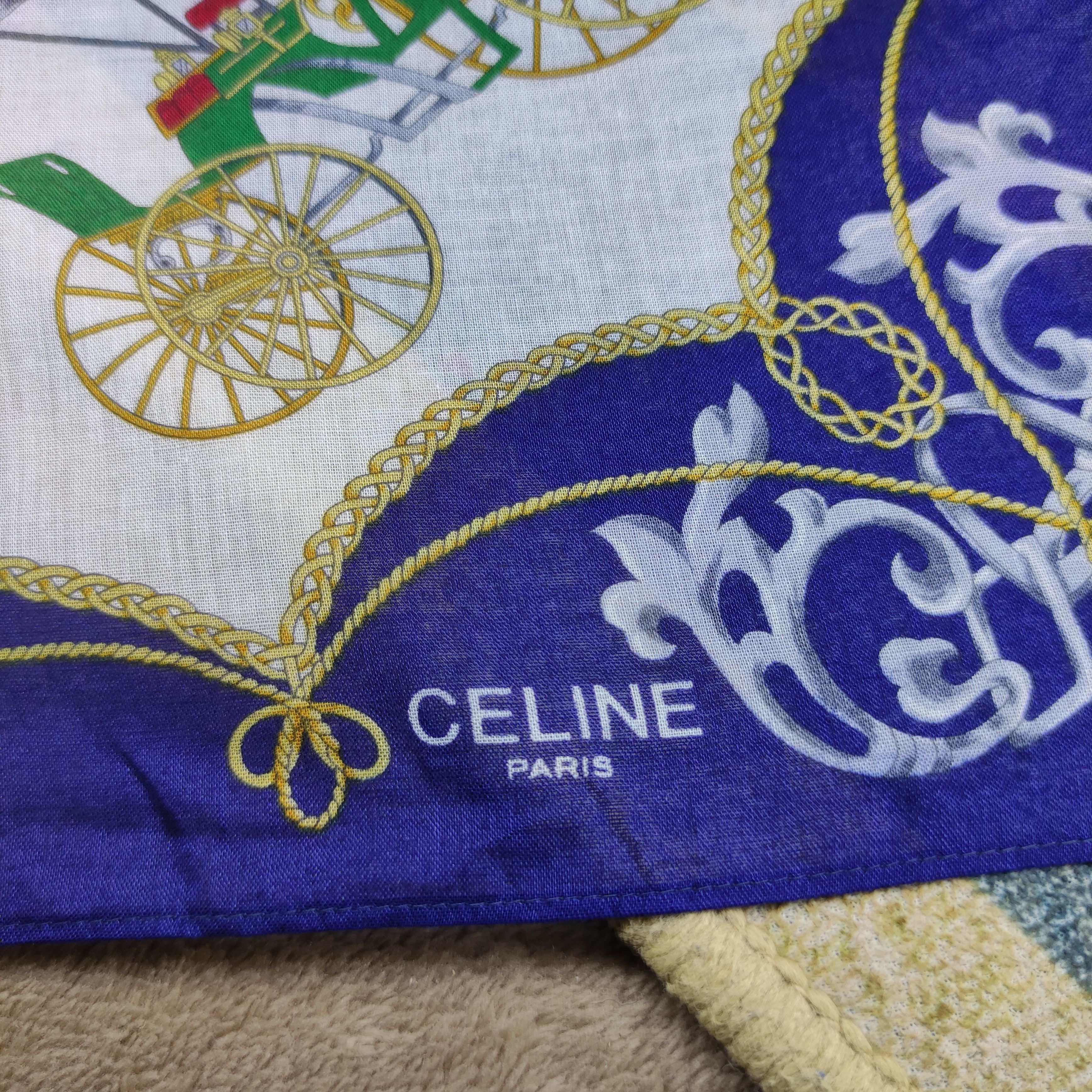 Vintage Celine Fullprint handkerchief/scarf/bandana