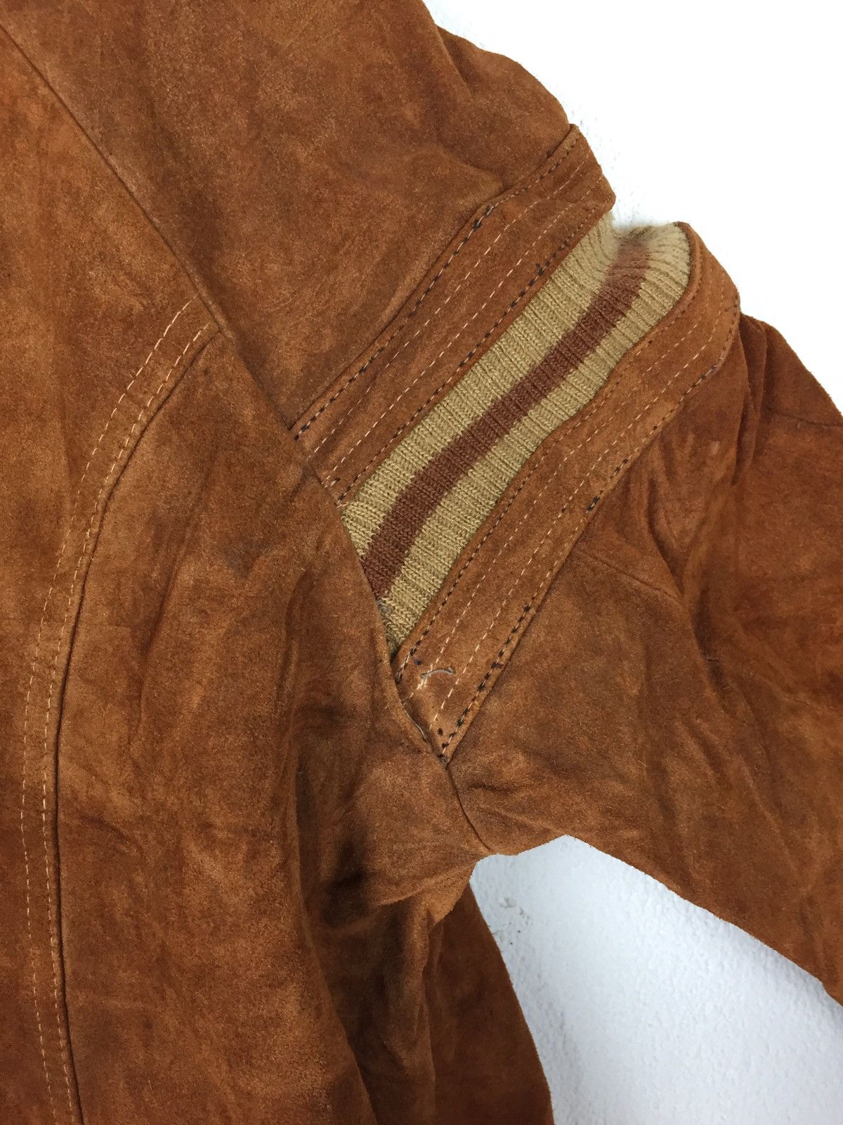 Vintage Vintage William Barry Suede Leather Jacket Size US XXL / EU 58 / 5 - 8 Thumbnail