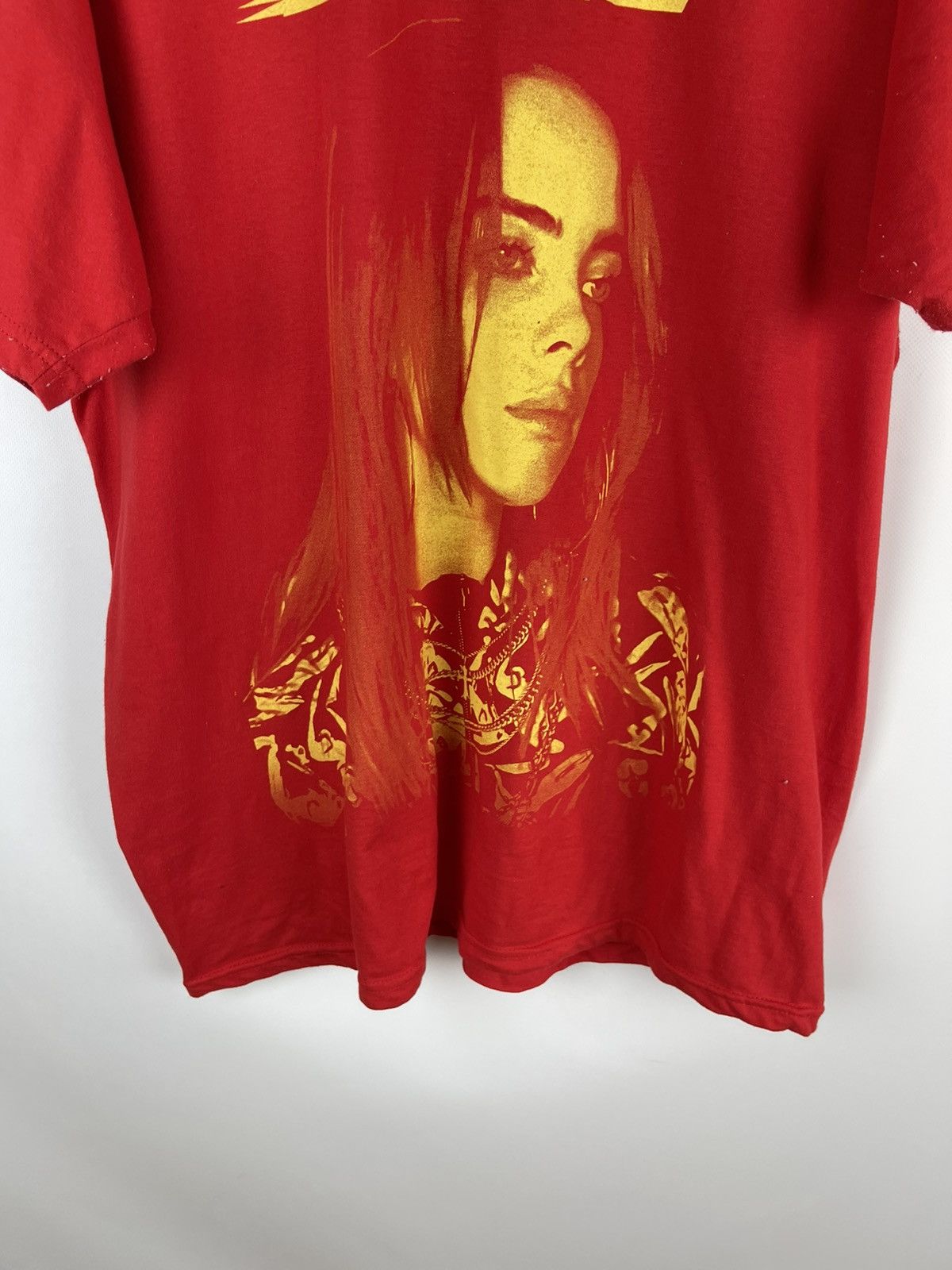Band Tees Billie Eilish big portrait logo hype band tee shirt Size US XL / EU 56 / 4 - 4 Thumbnail