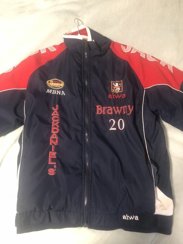 NASCAR Reversible nascar jacket jack daniels aiwa mbna XL Size US XL / EU 56 / 4 - 1 Thumbnail
